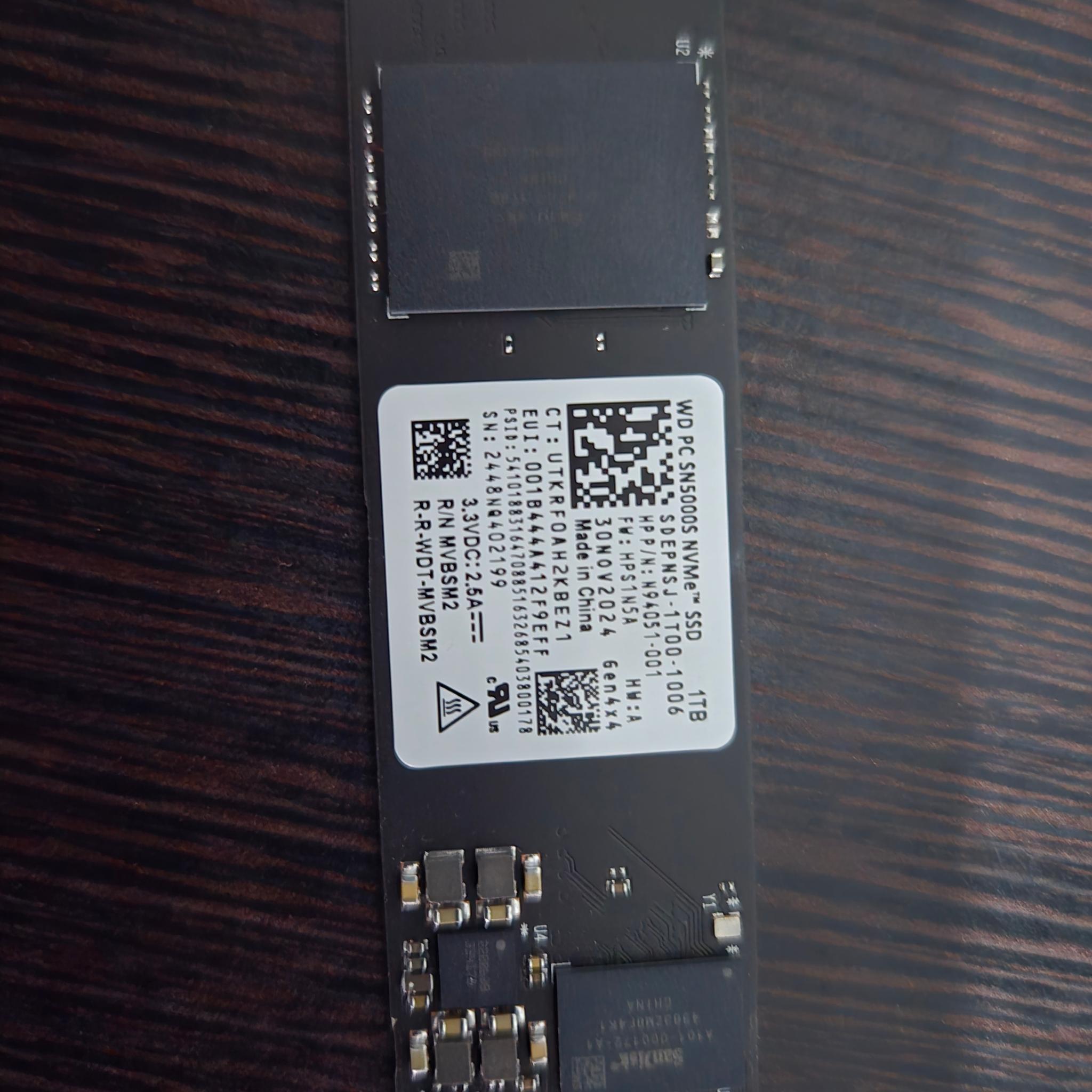 1tb WD ssd
