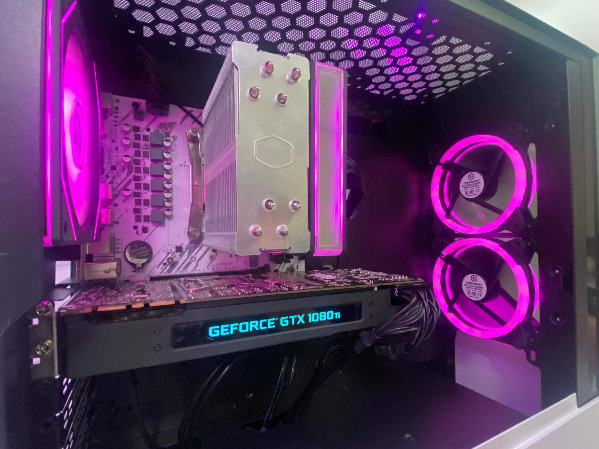 🎅🎅 White Elite Build – Ryzen 5 3600 + GTX 1080 Ti 11GB | 1080p/1440p High FPS Ready