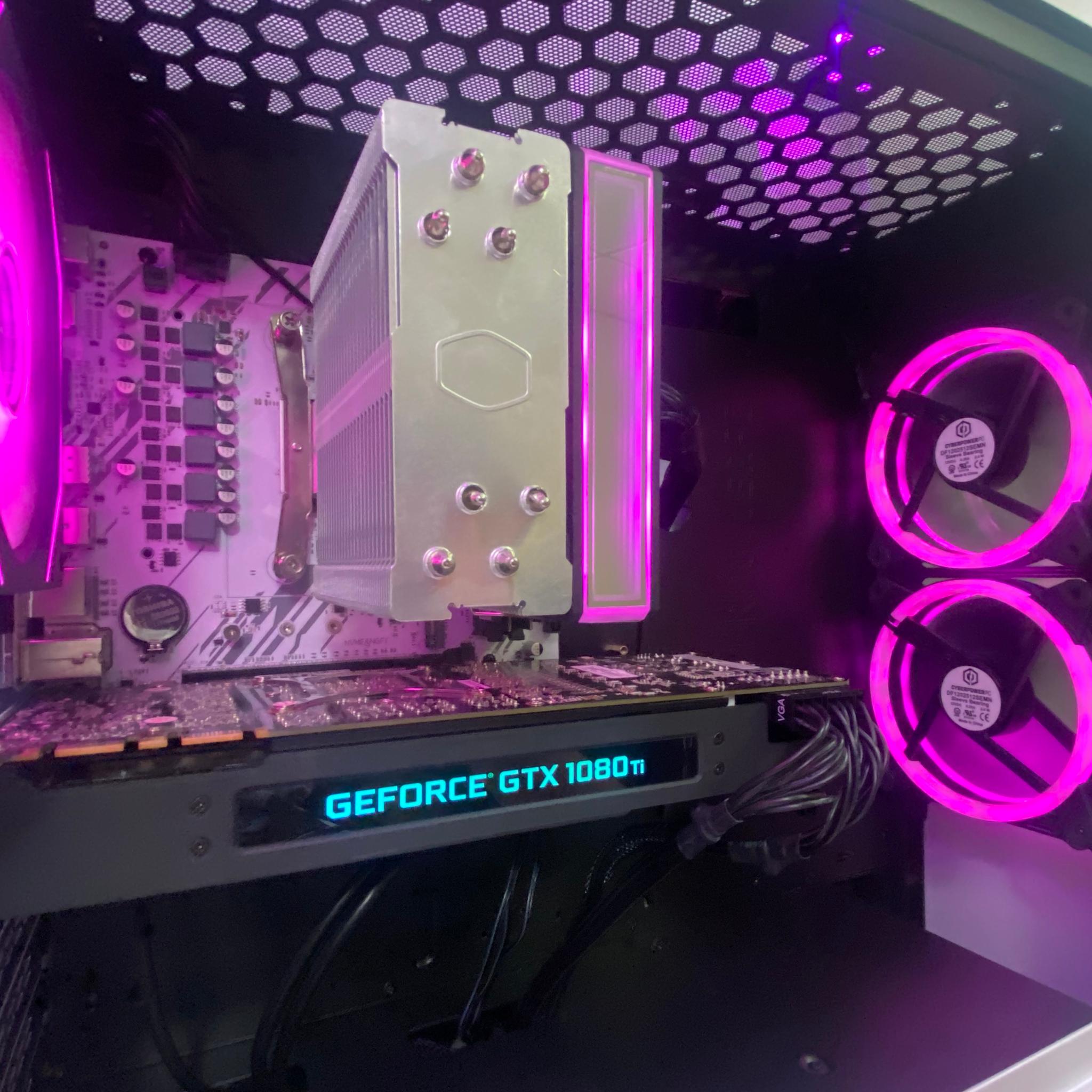 🎅🎅 White Elite Build – Ryzen 5 3600 + GTX 1080 Ti 11GB | 1080p/1440p High FPS Ready