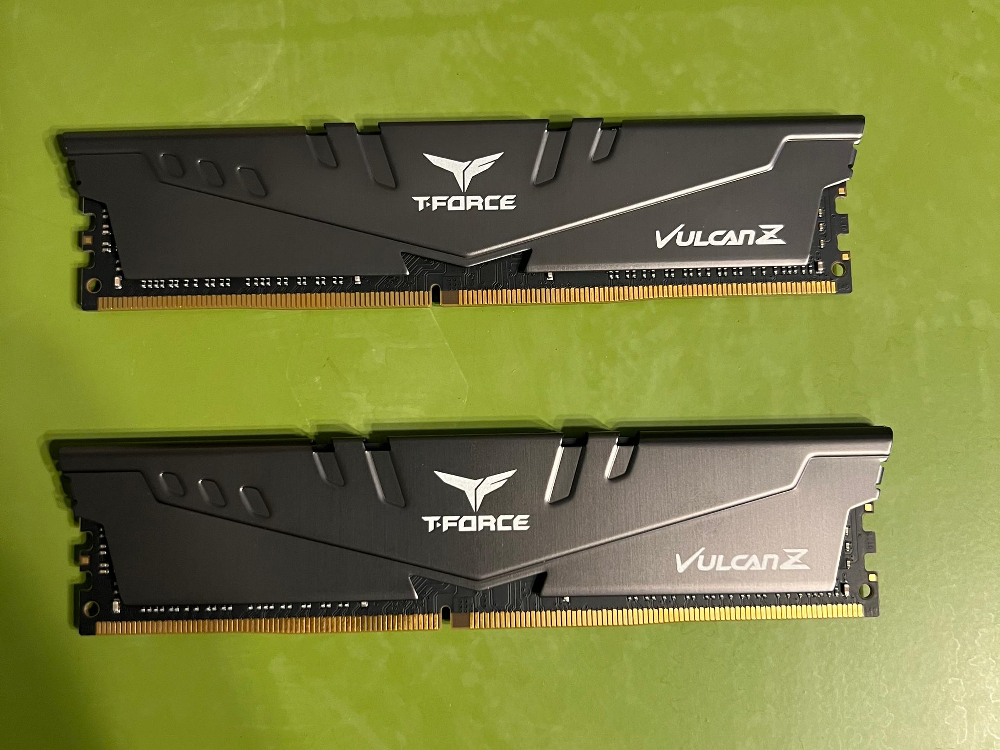 64GB (2x32) DDR4-3200MHz T-Force Vulcan Ram