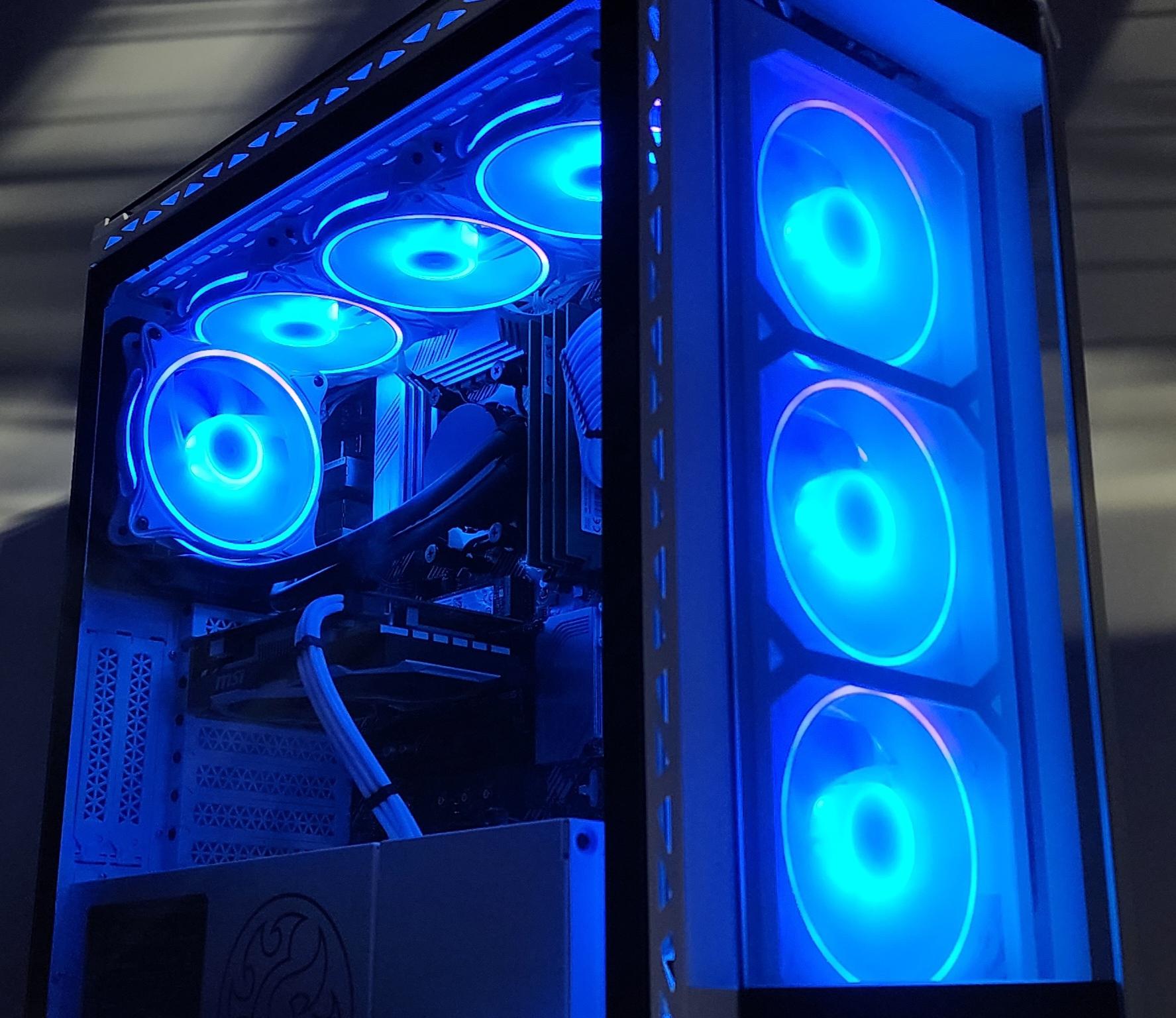 Gaming PC Ryzen 5 5500 16GB RAM 128GB SSD + 500GB HDD GTX 1650 4GB Windows 11 Computer