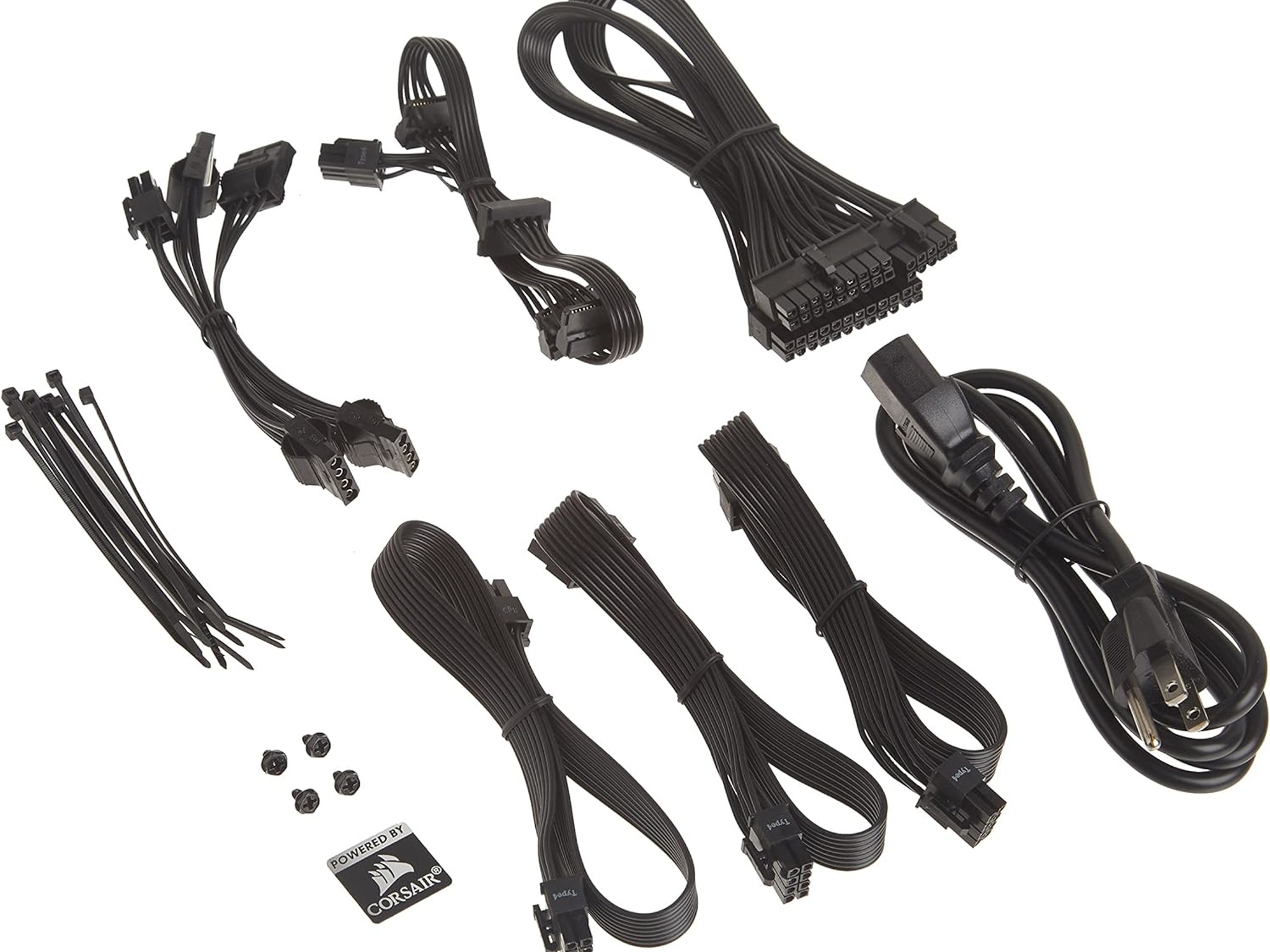 Corsair SF600 80+ Gold 600w SFX PSU Power Supply w/ All Original Cables