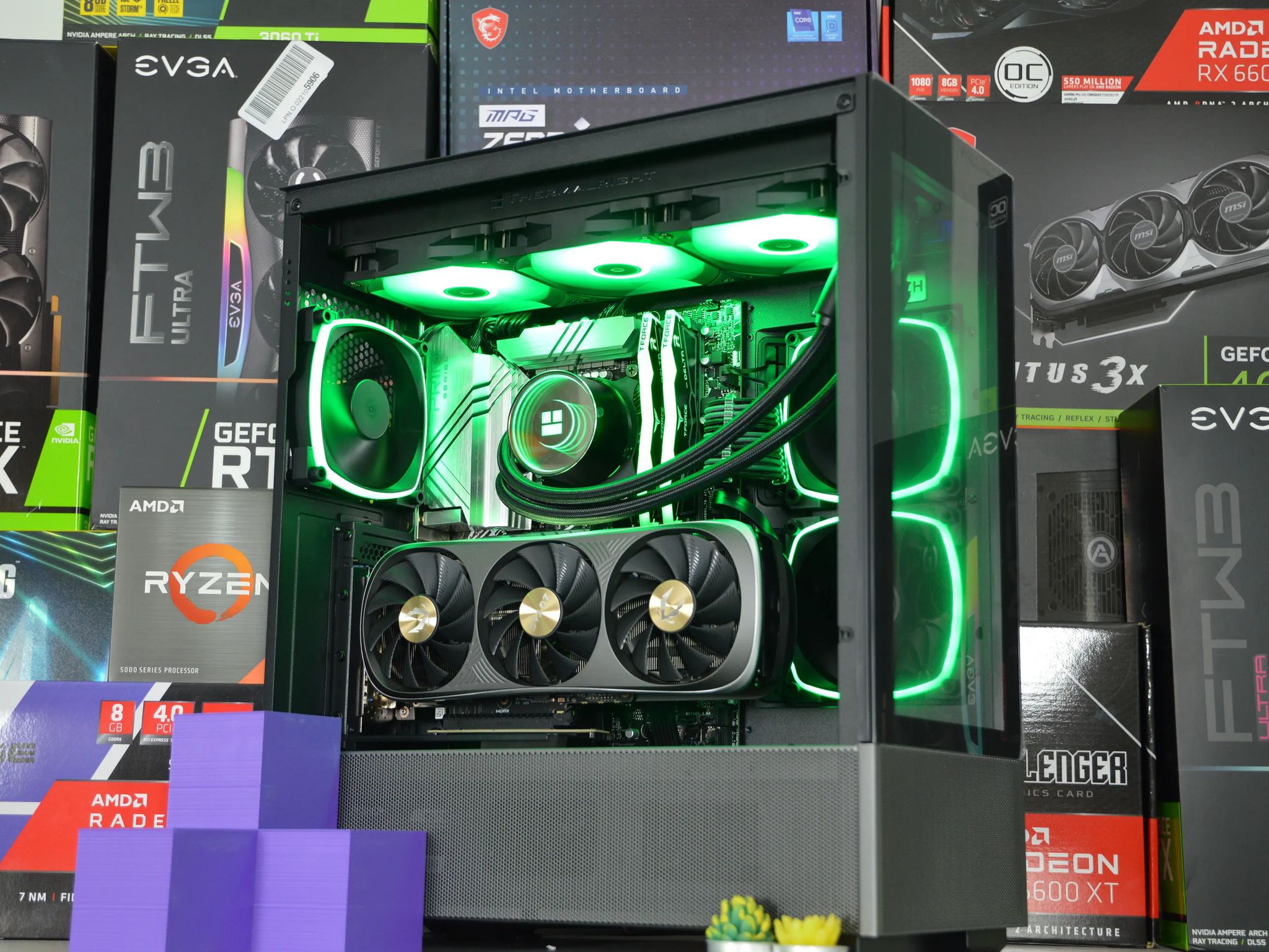 🏆👑| RTX 4070Ti 12GB| INTEL i9-13900K | 32 GB DDR5 RAM | 2TB NVME SSD | Golden Bling |
