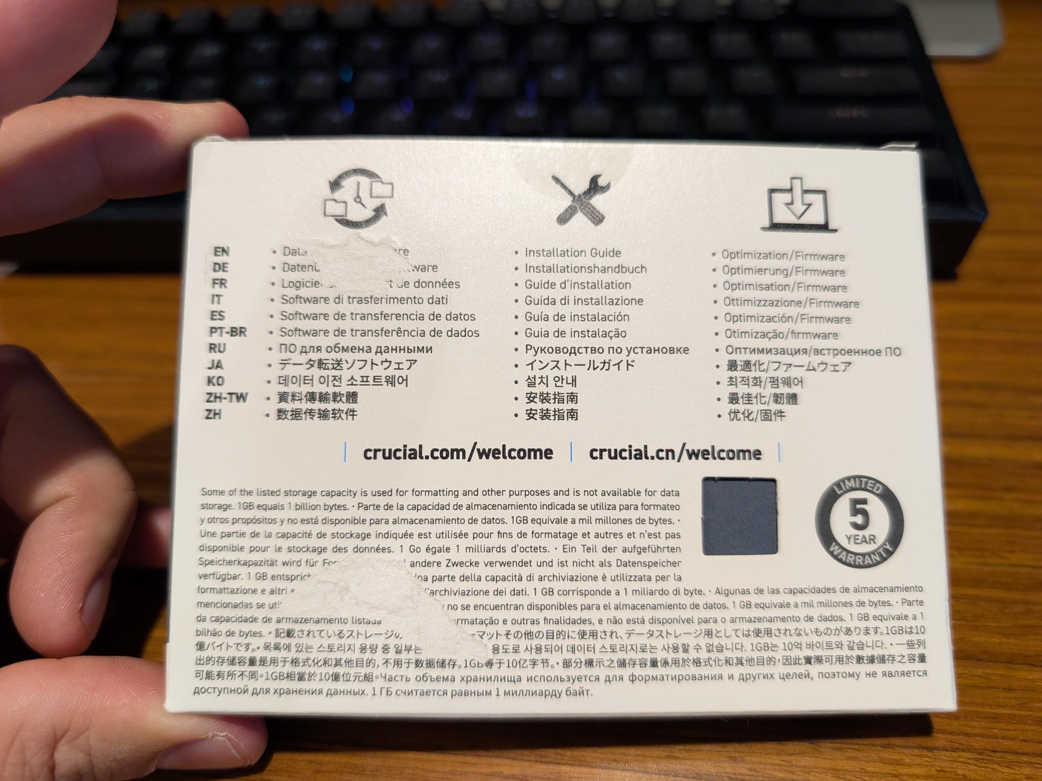 Crucial P3 Plus 4TB