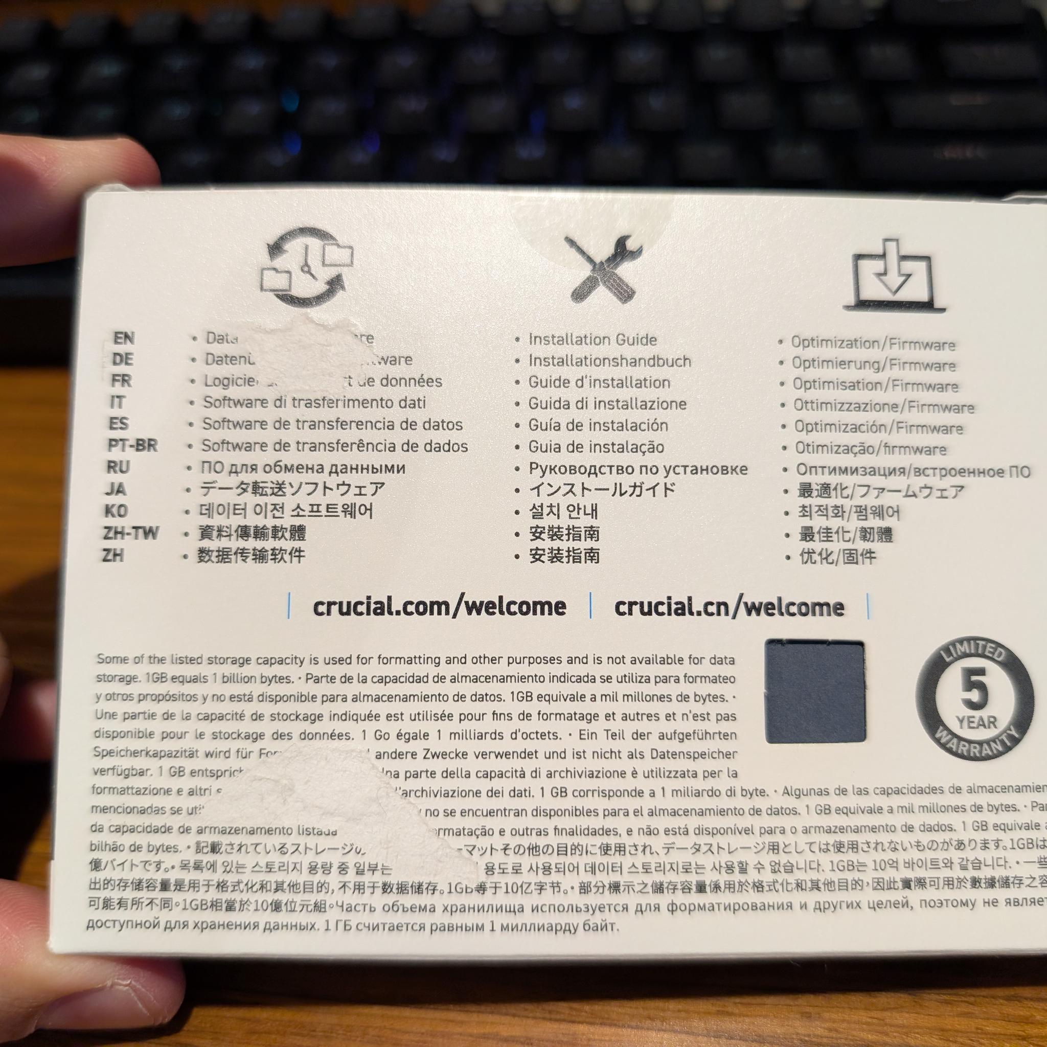 Crucial P3 Plus 4TB