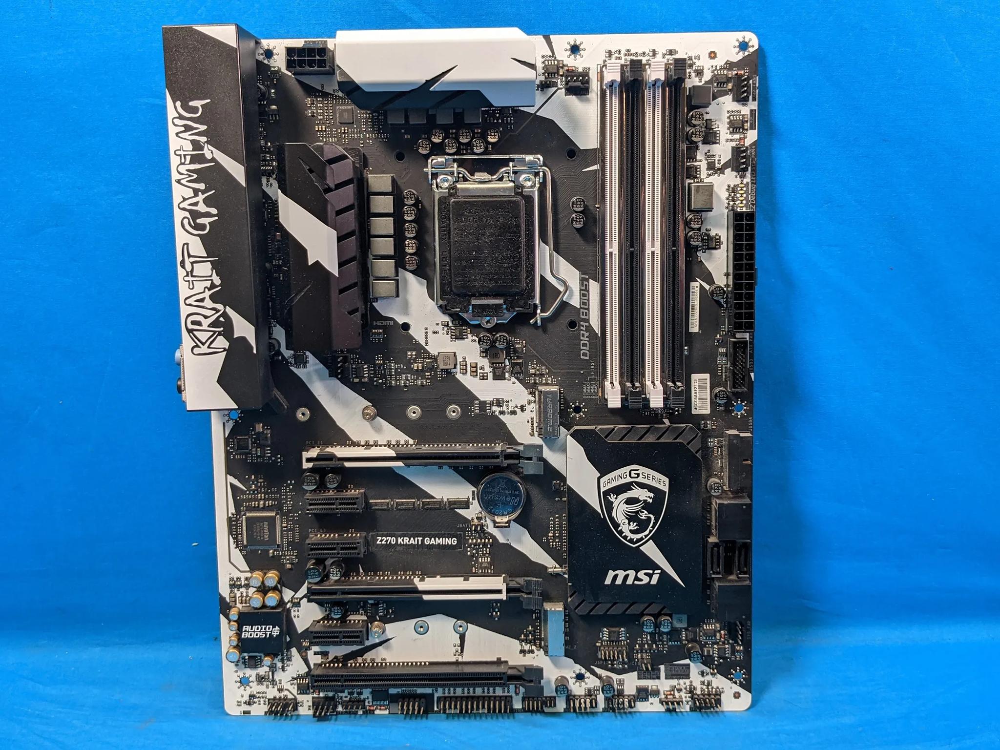 MSI Z270 Krait Gaming Intel LGA1151/Socket H4 DDR4 ATX Desktop Motherboard No I/O - 4323720768