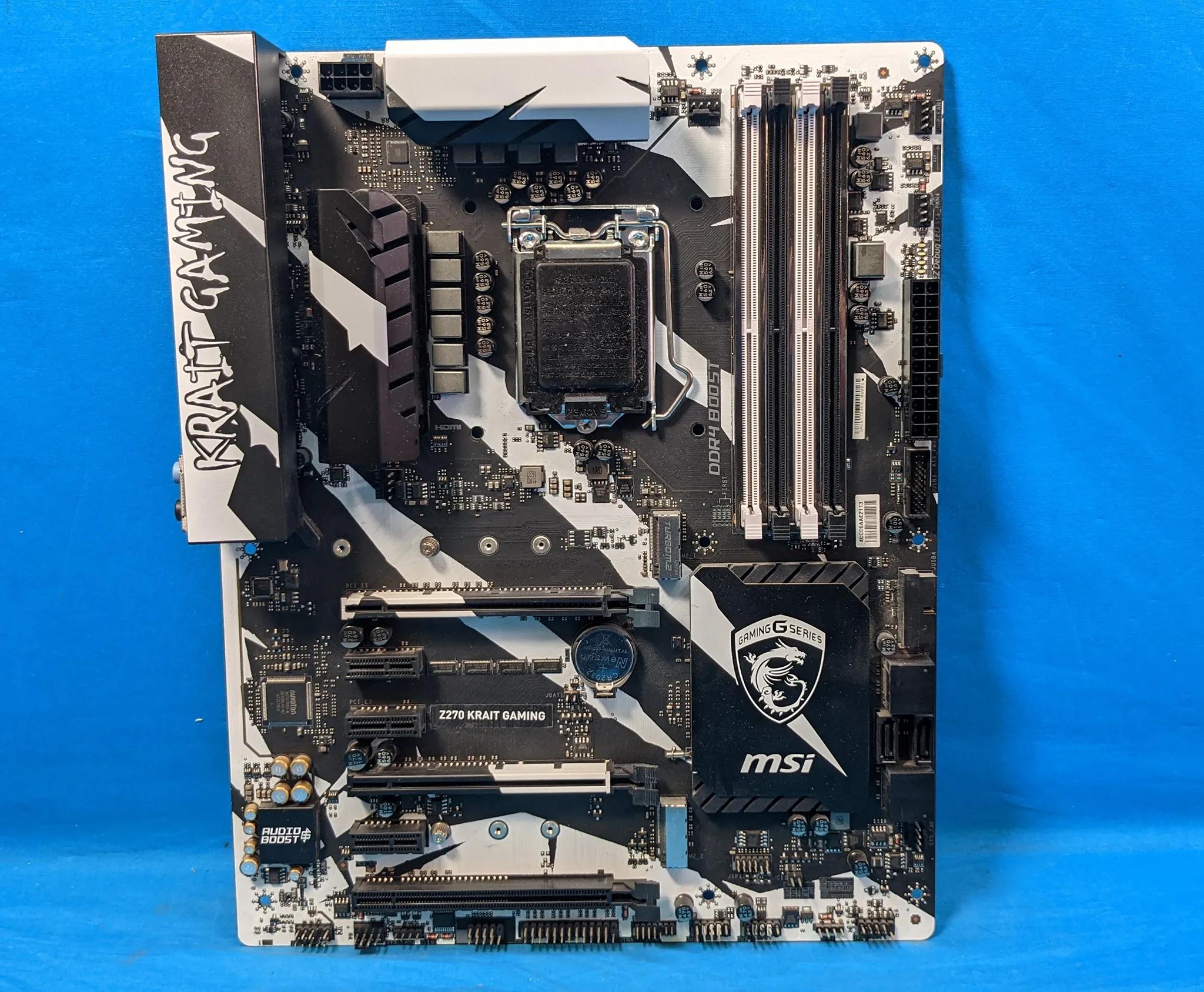 MSI Z270 Krait Gaming Intel LGA1151/Socket H4 DDR4 ATX Desktop Motherboard No I/O - 4323720768