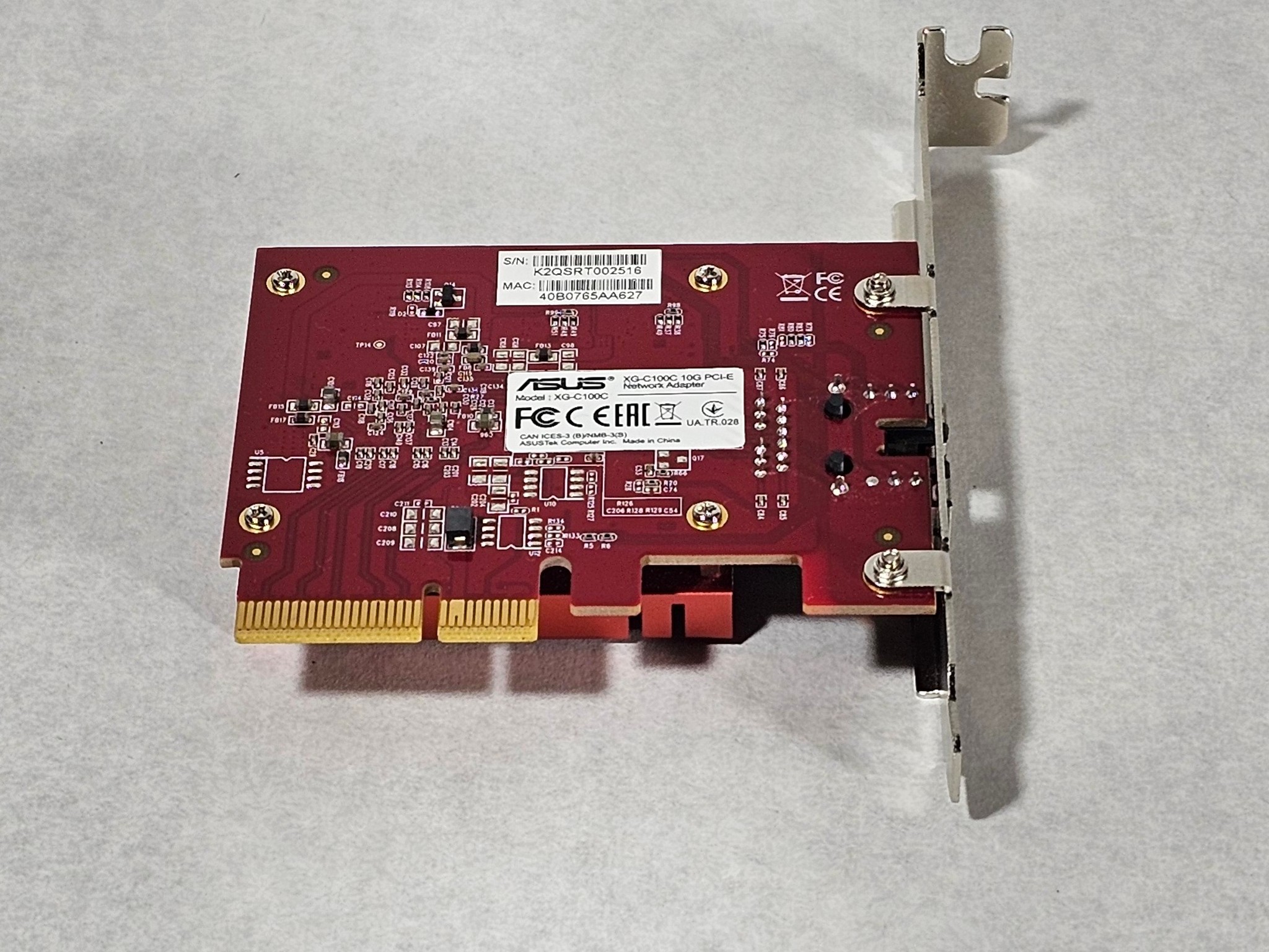 ASUS XG-C100C 10G Network Adapter PCI-E x4 Card