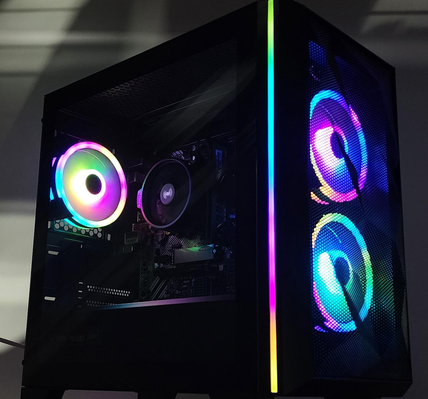 Gaming PC Ryzen 5 5600G 16GB RAM 500GB SSD   Windows 11 Computer