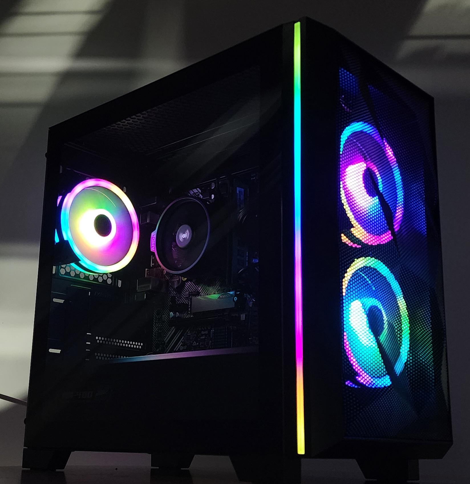 Gaming PC Ryzen 5 5600G 16GB RAM 500GB SSD   Windows 11 Computer