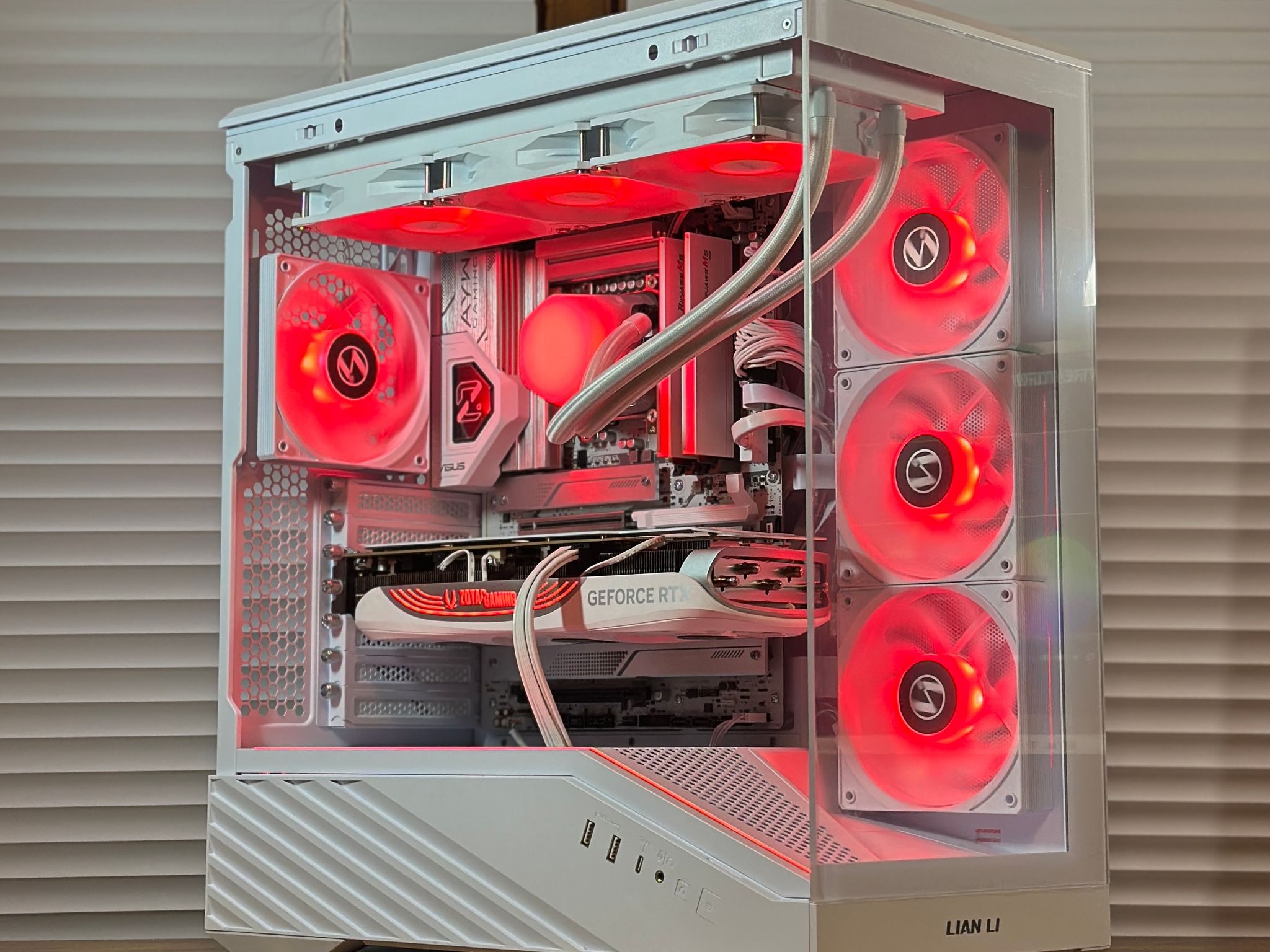RTX 4080S 16GB | Intel Core Ultra 265KF | 48GB DDR5 | 2TB NVME | Win11 | WIFI | 4K White Gaming PC