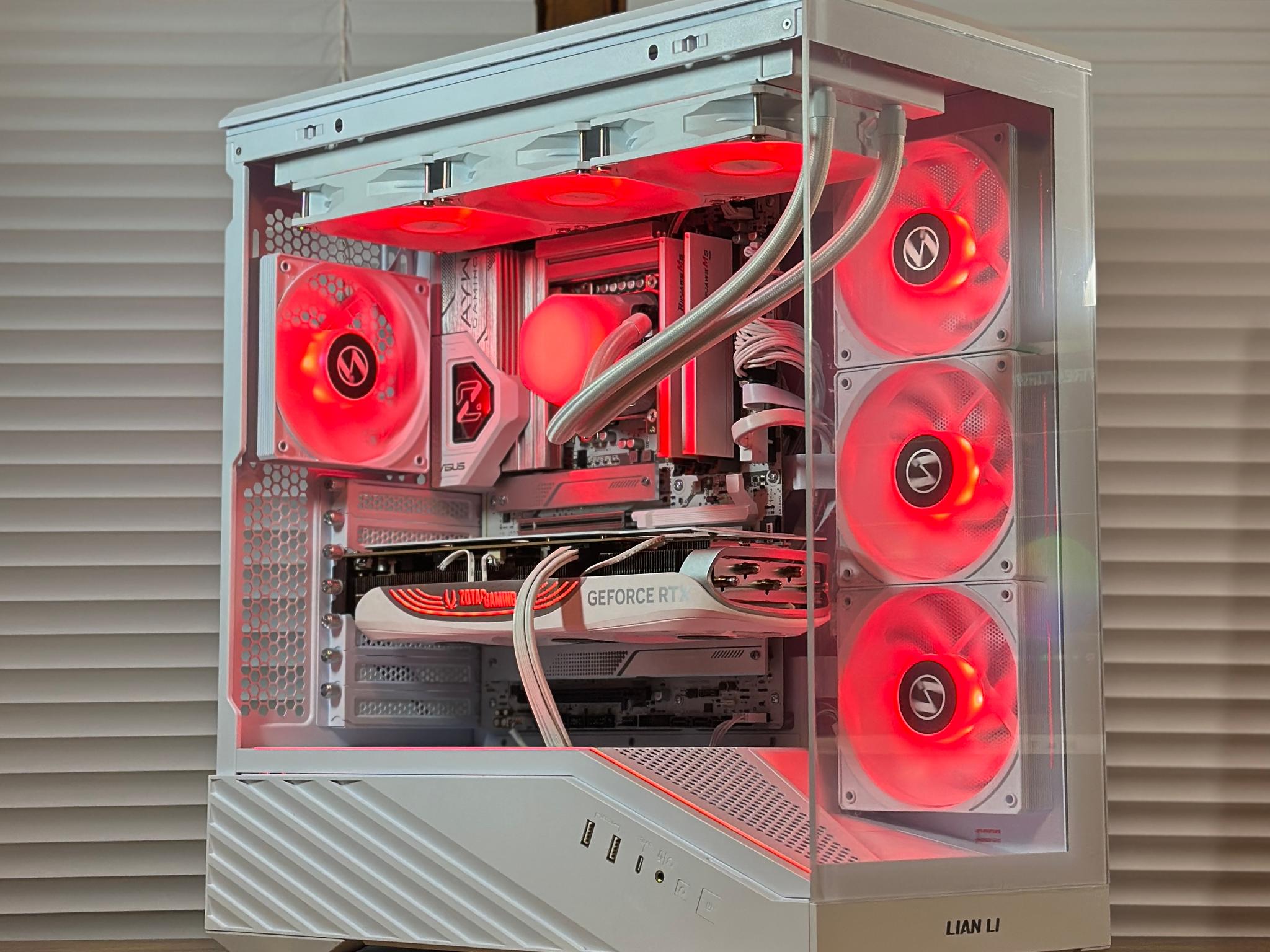 RTX 4080S 16GB | Intel Core Ultra 265KF | 48GB DDR5 | 2TB NVME | Win11 | WIFI | 4K White Gaming PC