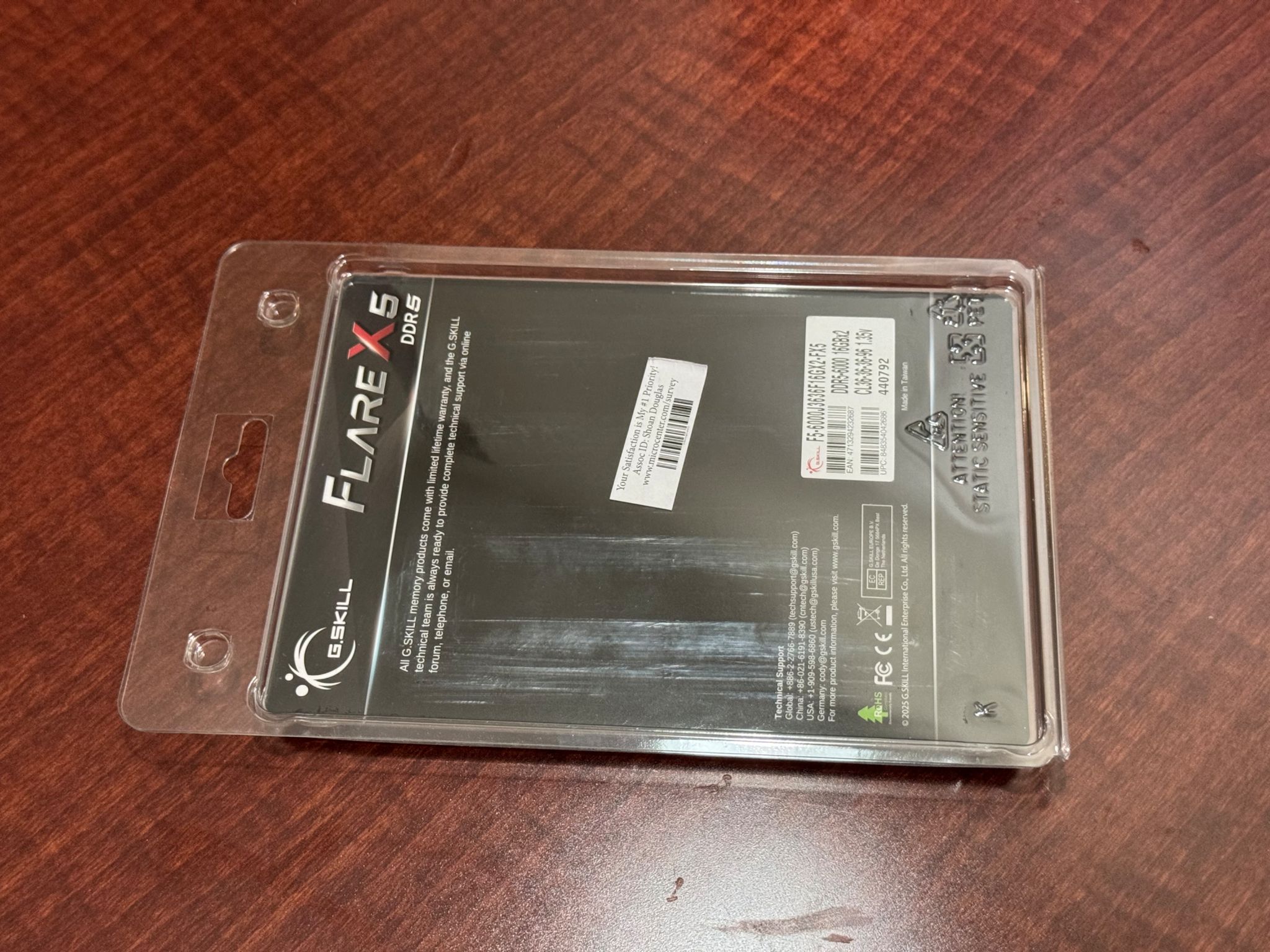 G.Skill FlareX5 DDR5 6000 16GB x2
