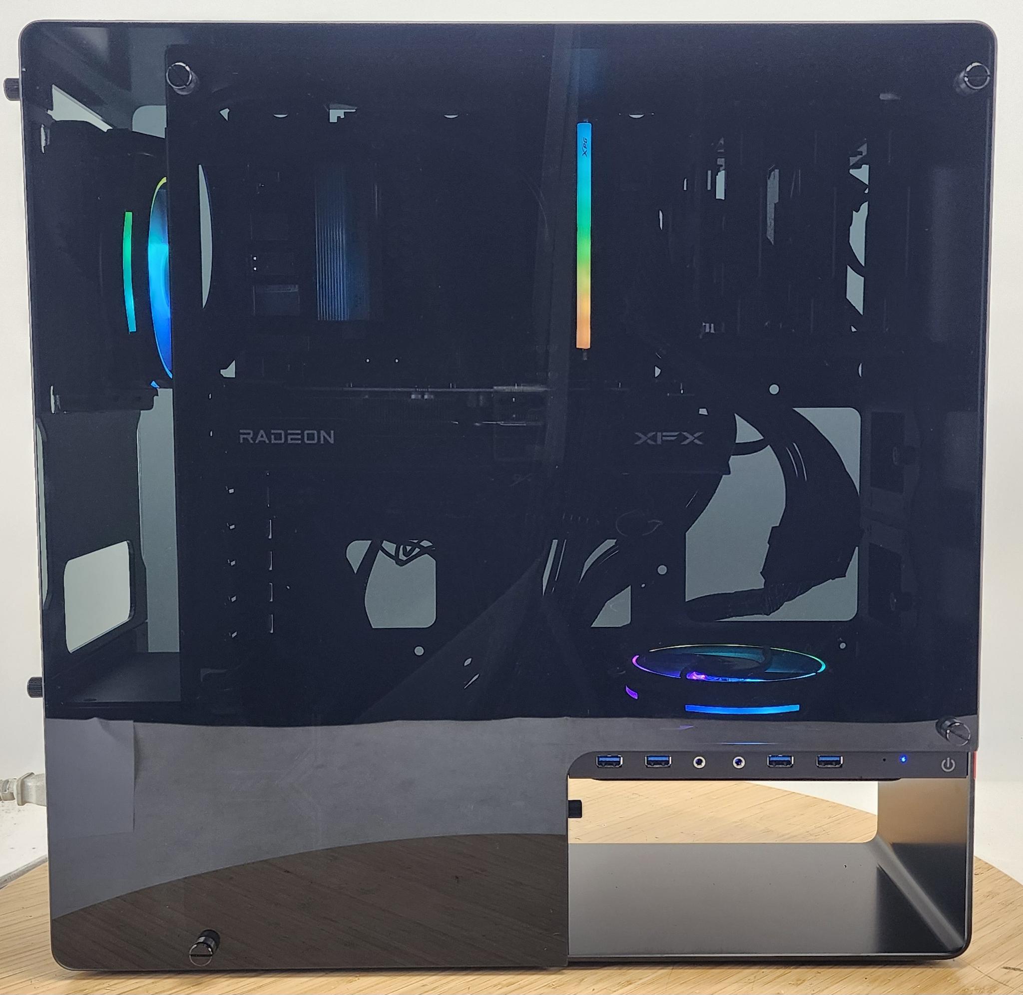 Gaming PC Ryzen 5 7600X 16GB RAM 512GB SSD+2TB HDD RX 7600 XT 16GB Win11 PC