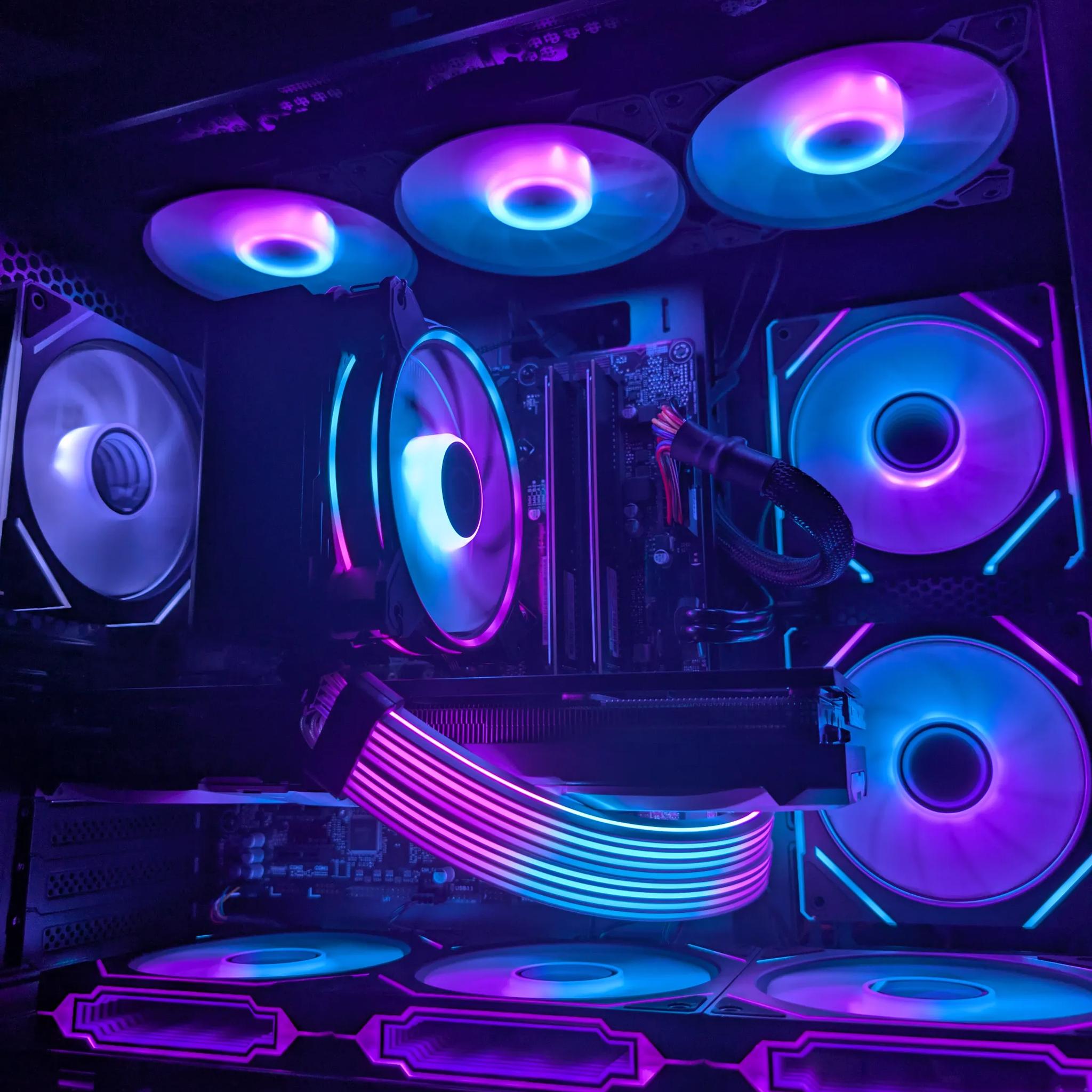 RGBEAUTY Fast 🎨 gaming PC sale! RTX 4060 TI! Windows activated! 🪟 ARGB FANS 🎨 240 FPS Ready ⬆️