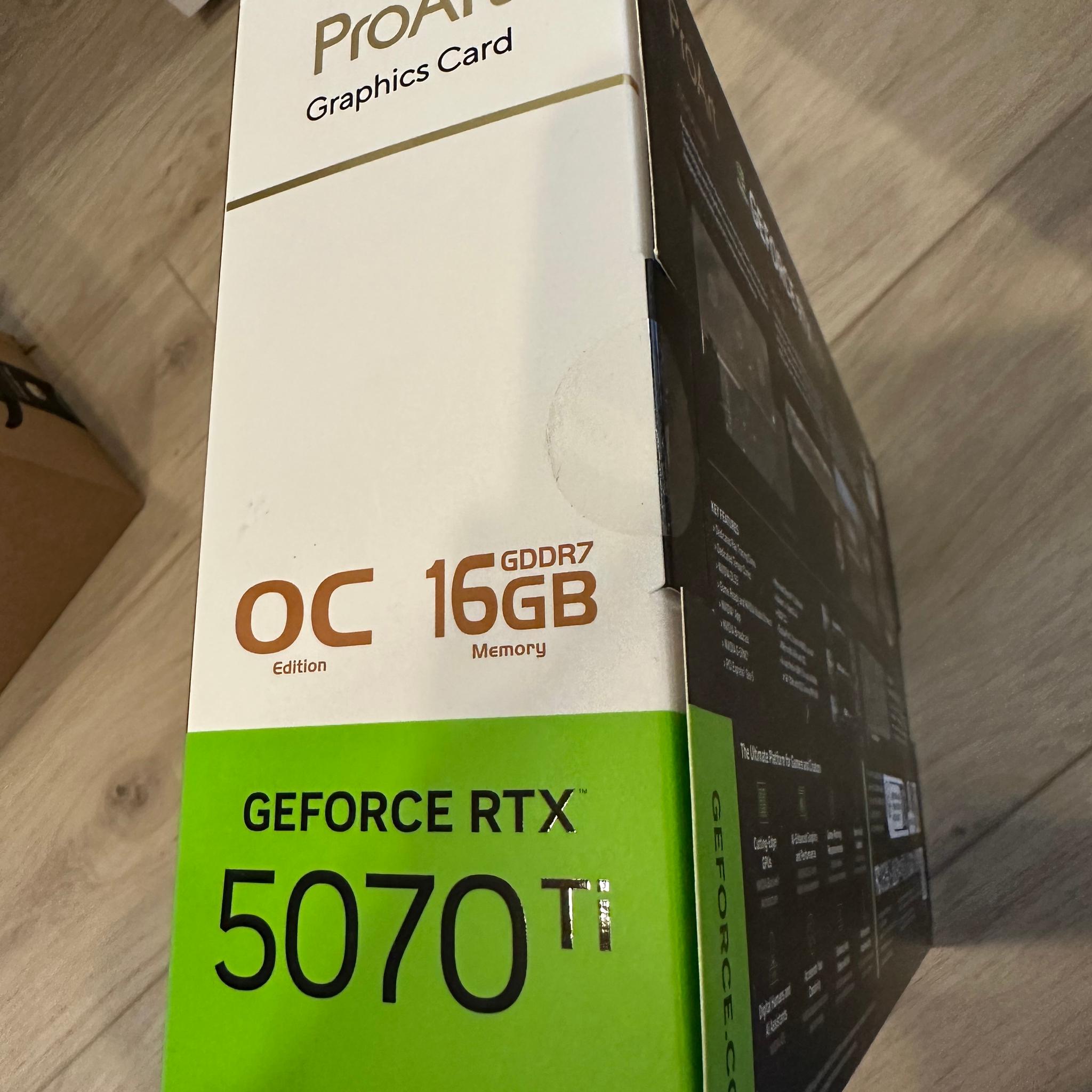 Asus ProArt GeForce 5070TI 16GB VRAM
