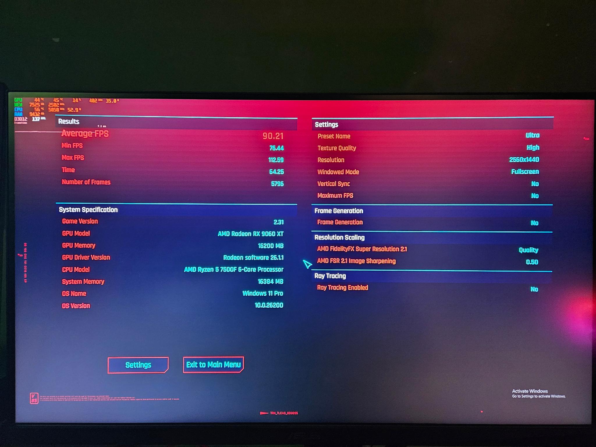 All new Ryzen 5 7500f with Rx 9060 XT 16GB