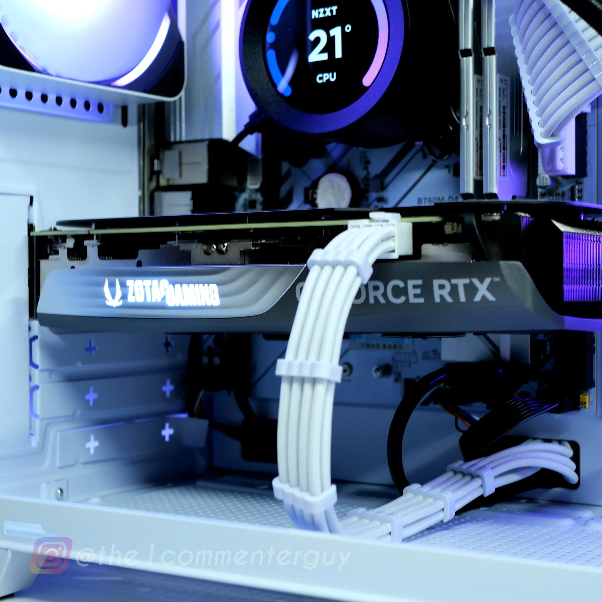 🧊 I5 12600KF, RTX 4060 Ti, 32gb Ram, 1TB Gen 4.0 nvme White gaming PC
