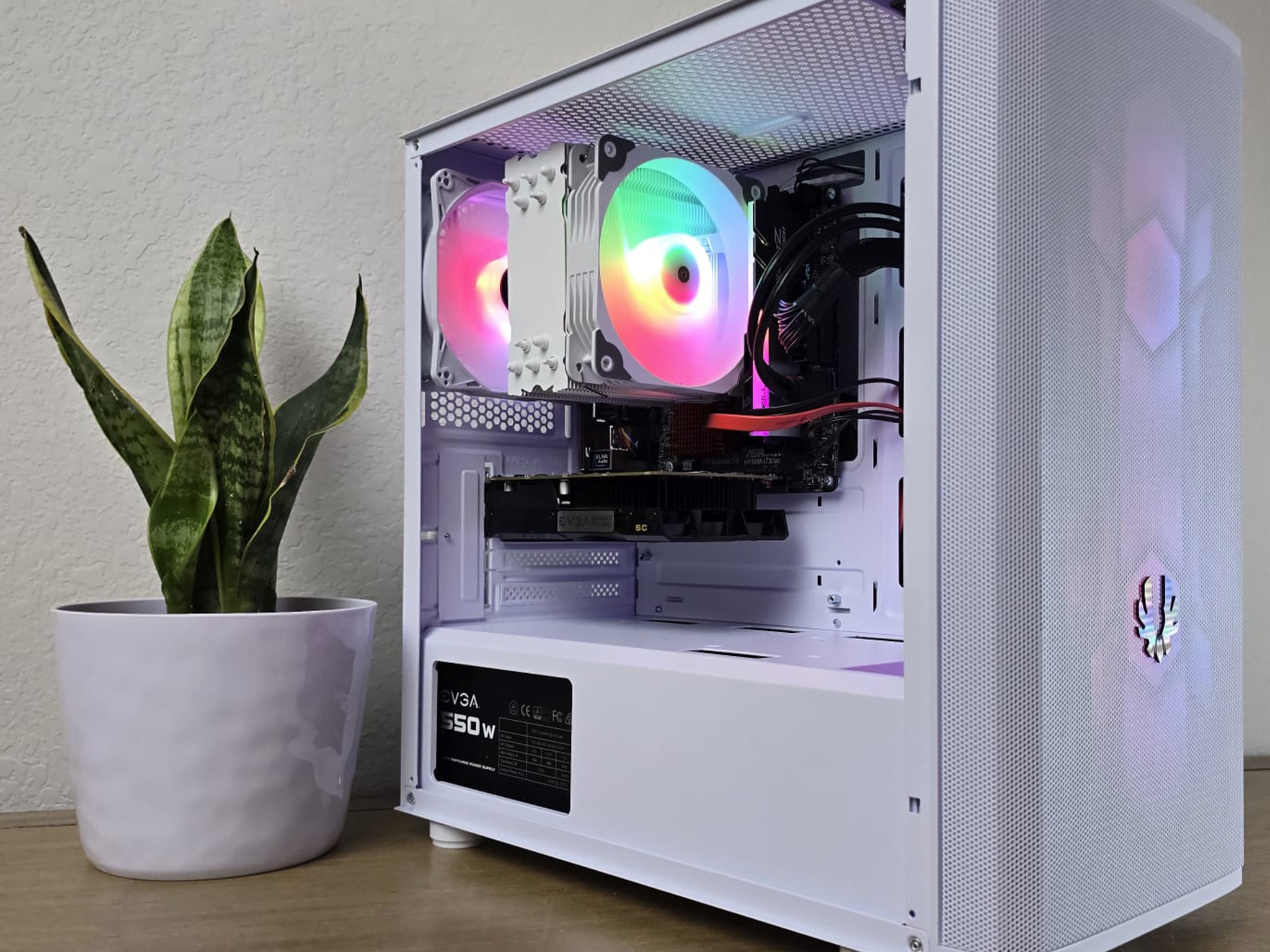 GTX 1050Ti | i5 6600k | 16GB DDR4 RAM | 1TB SSD | 1TB HDD | 4 RGB Fans | White RGB Gaming PC