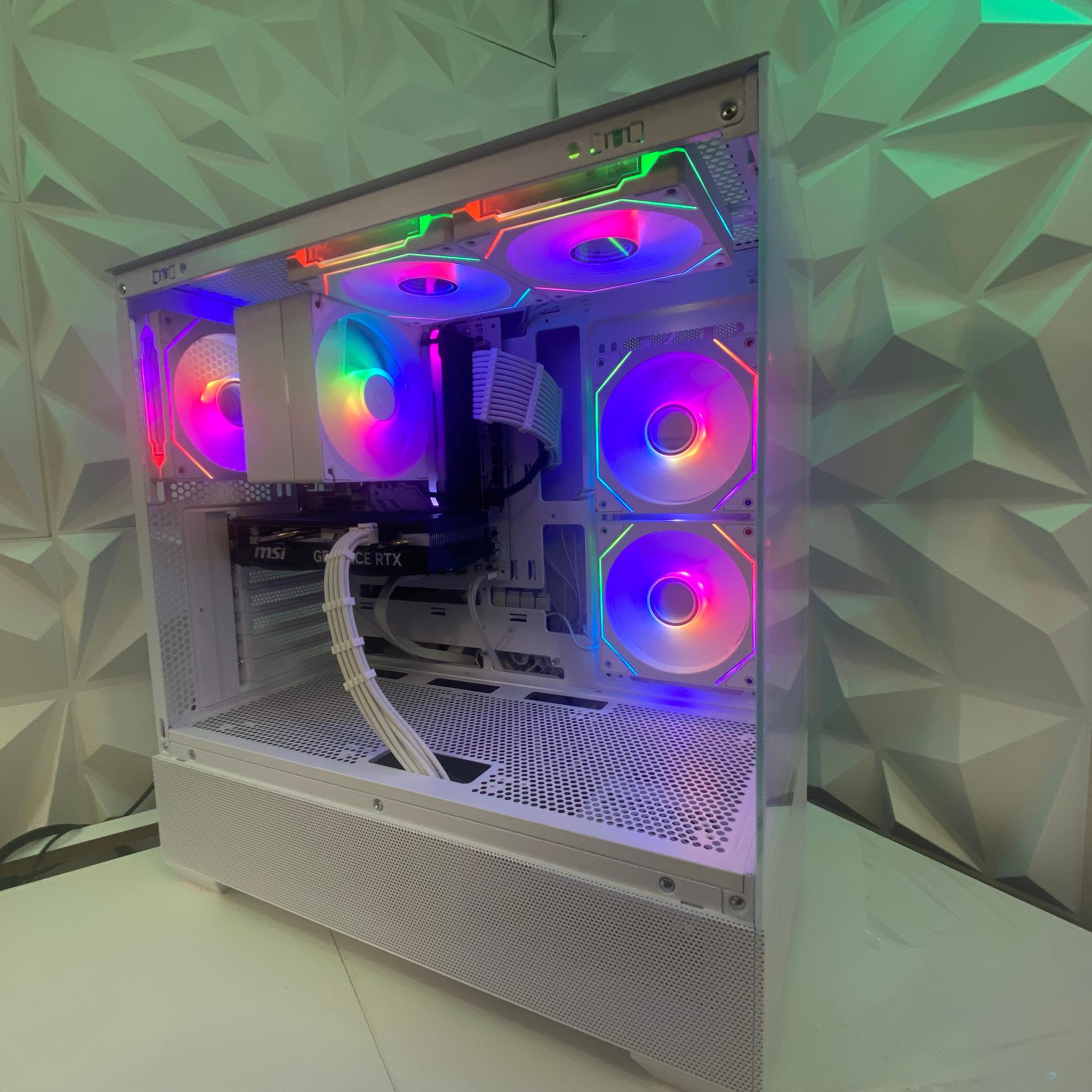 ❄️🧊💎- Whiteout 1440P Gaming PC | RTX 4060 | Ryzen 5 5600X | 32GB RAM | 1TB NVME SSD ❄️🧊💎