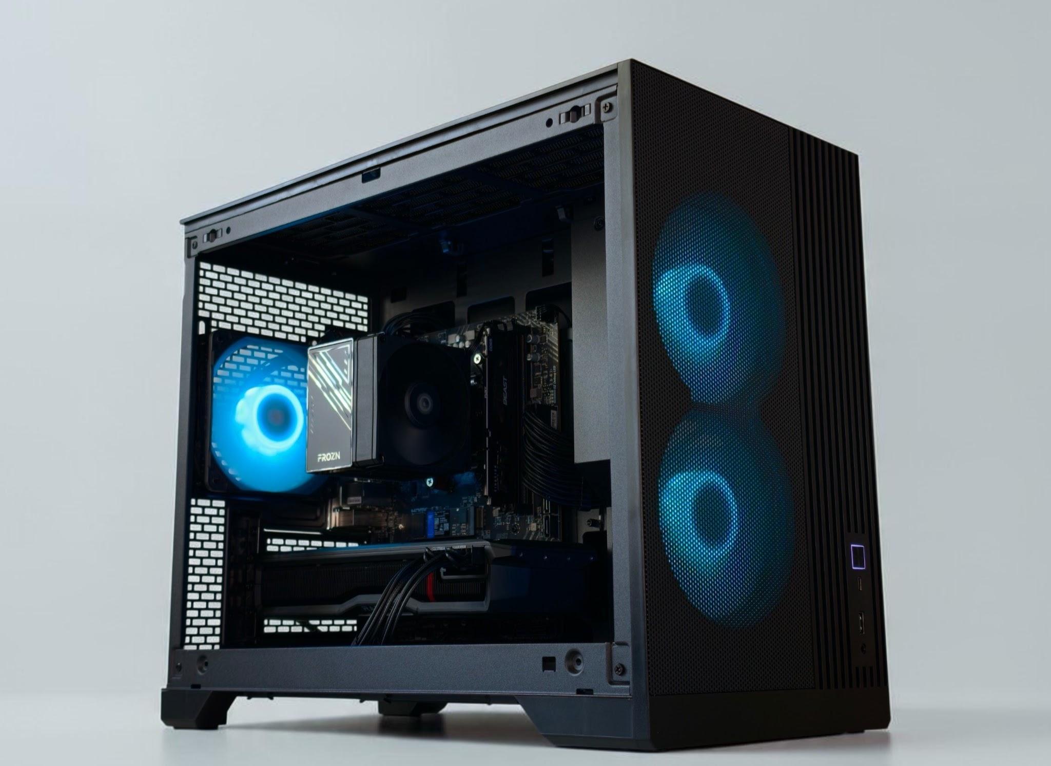 🖤🦍 Gaming PC◼️AMD RX 7800 XT 16GB◼️AMD Ryzen 7 8700F◼️16GB DDR5◼️1TB SSD