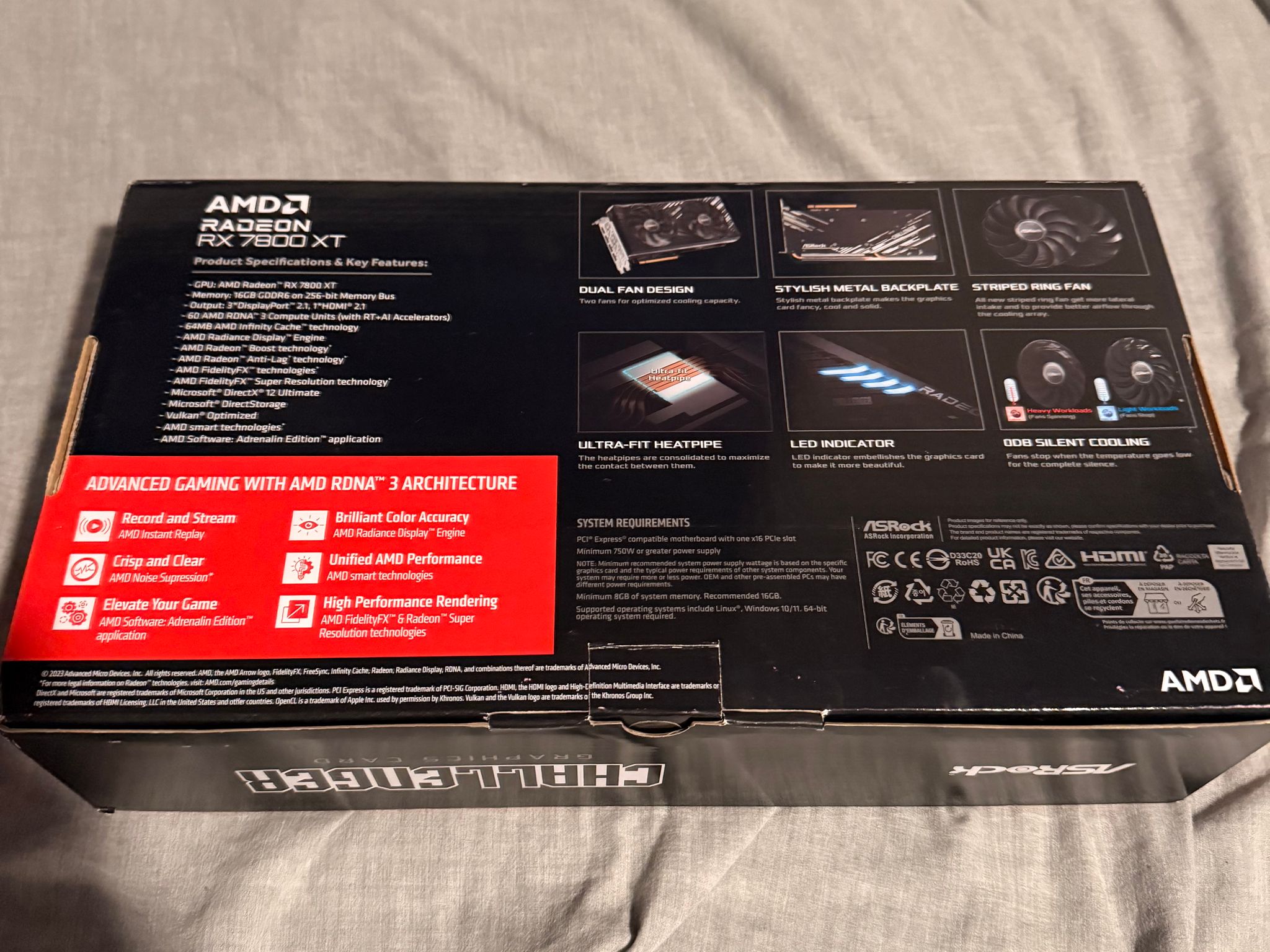 ASRock Challenger OC Radeon RX 7800 XT