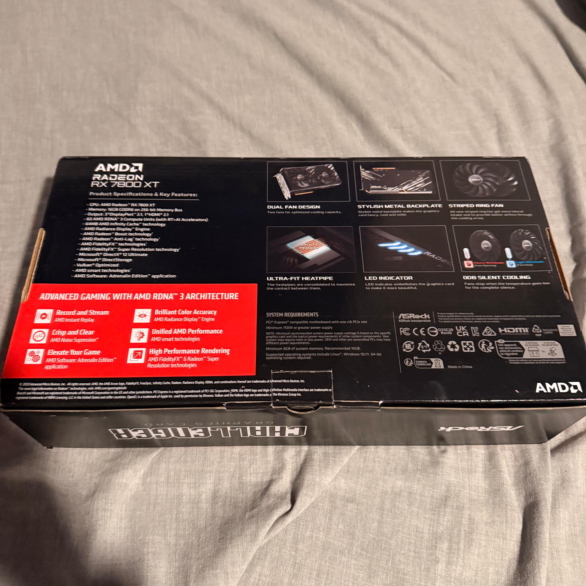 ASRock Challenger OC Radeon RX 7800 XT
