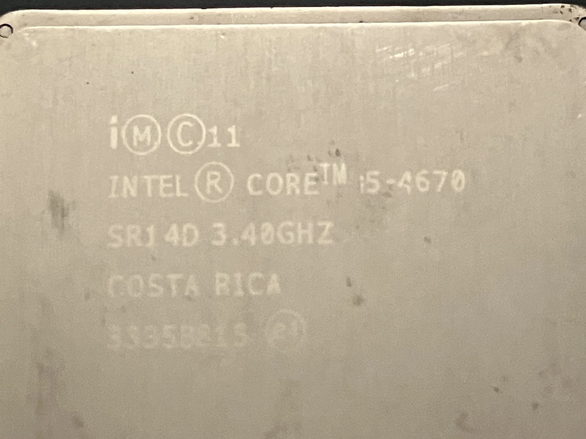 Socket LGA1150 i5-4670 CPU