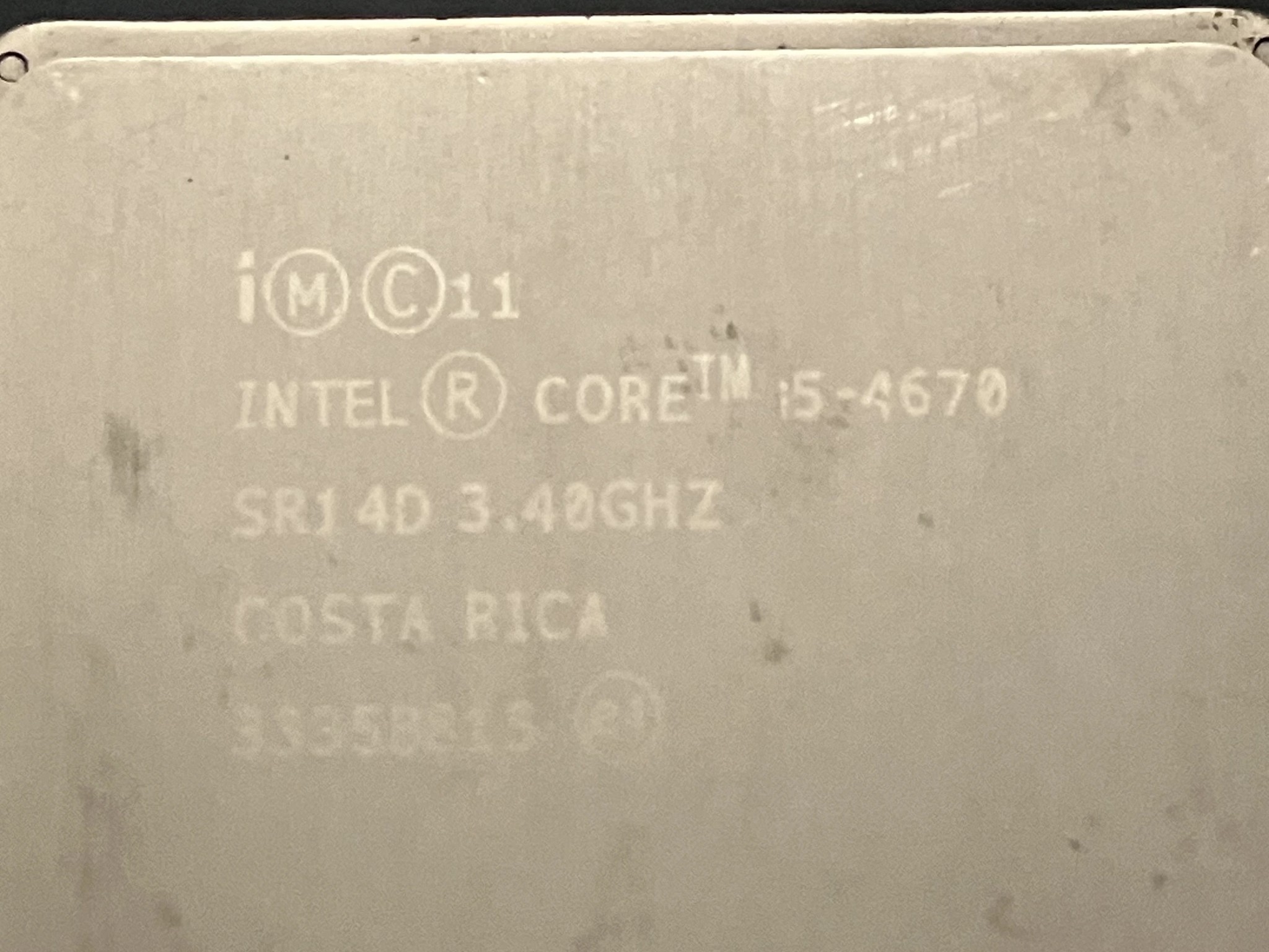 Socket LGA1150 i5-4670 CPU