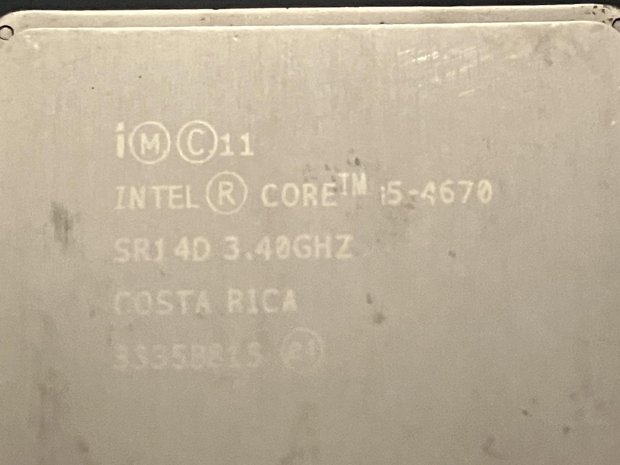 Socket LGA1150 i5-4670 CPU