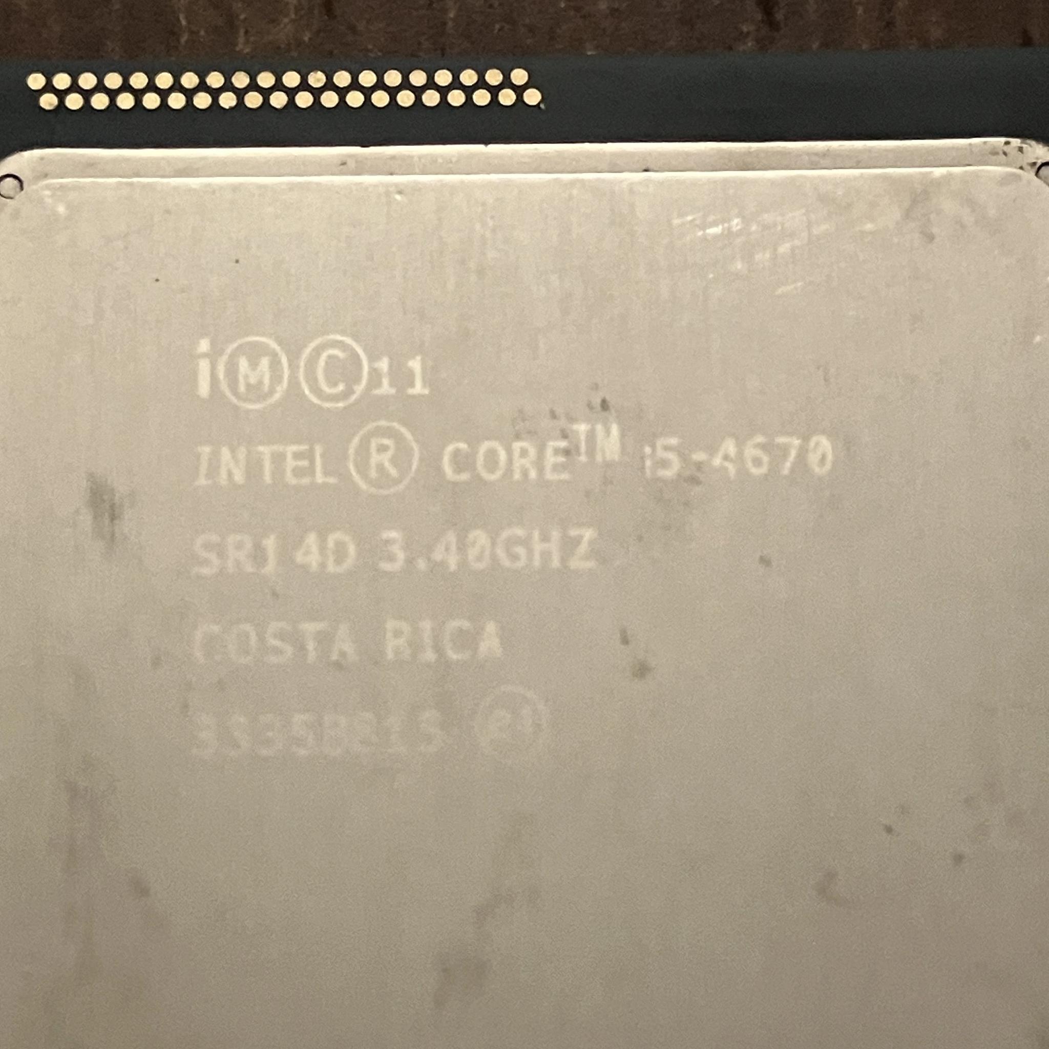 Socket LGA1150 i5-4670 CPU