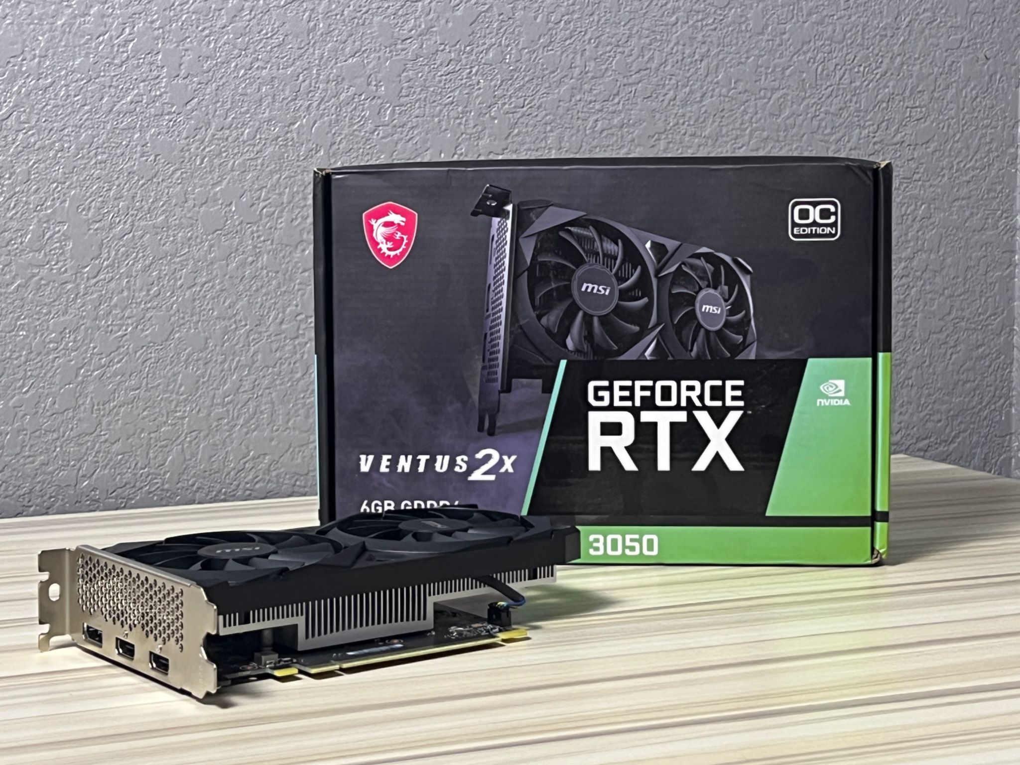 MSI RTX 3050 Ventus 2X 6gb OC