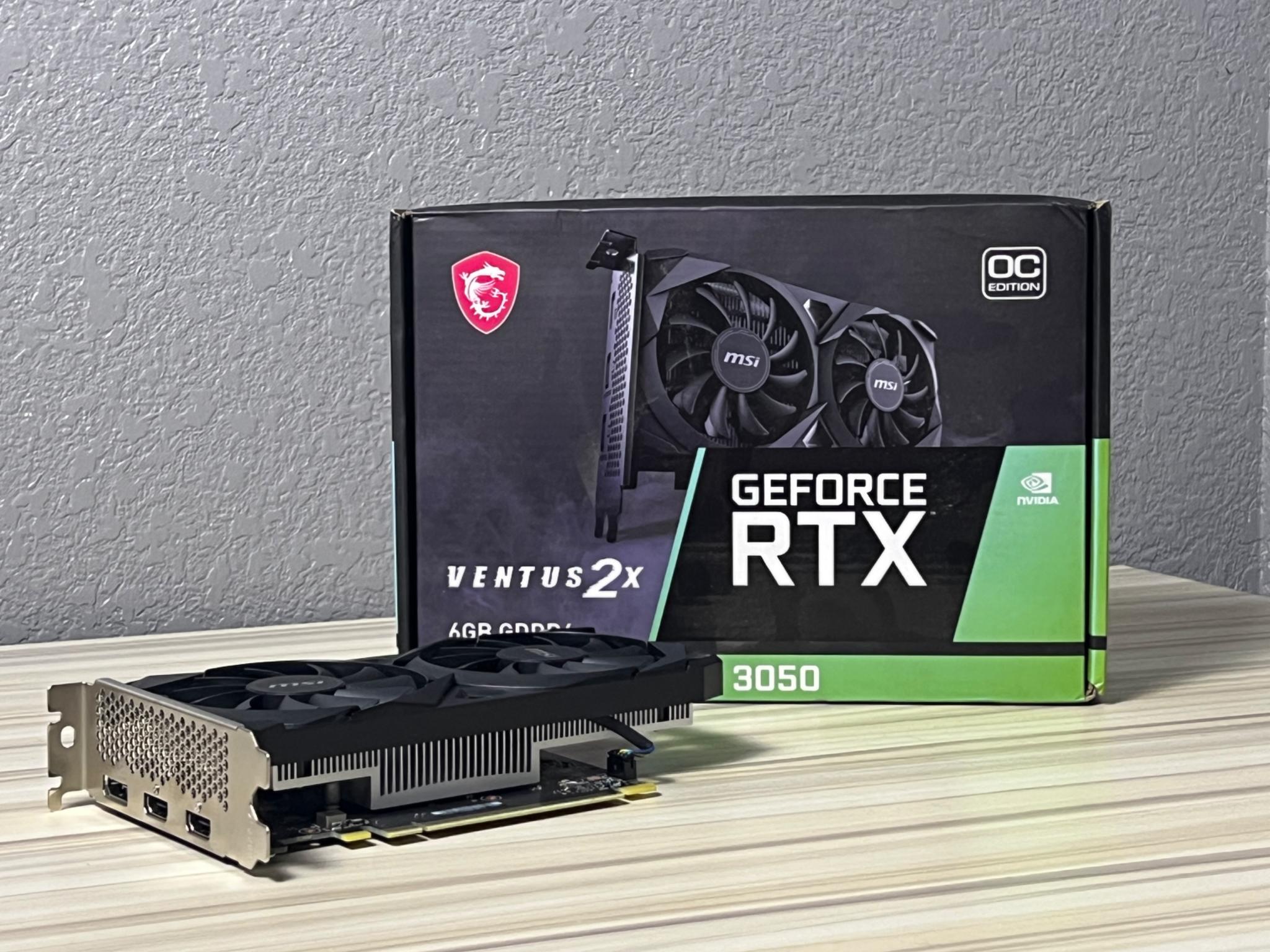 MSI RTX 3050 Ventus 2X 6gb OC
