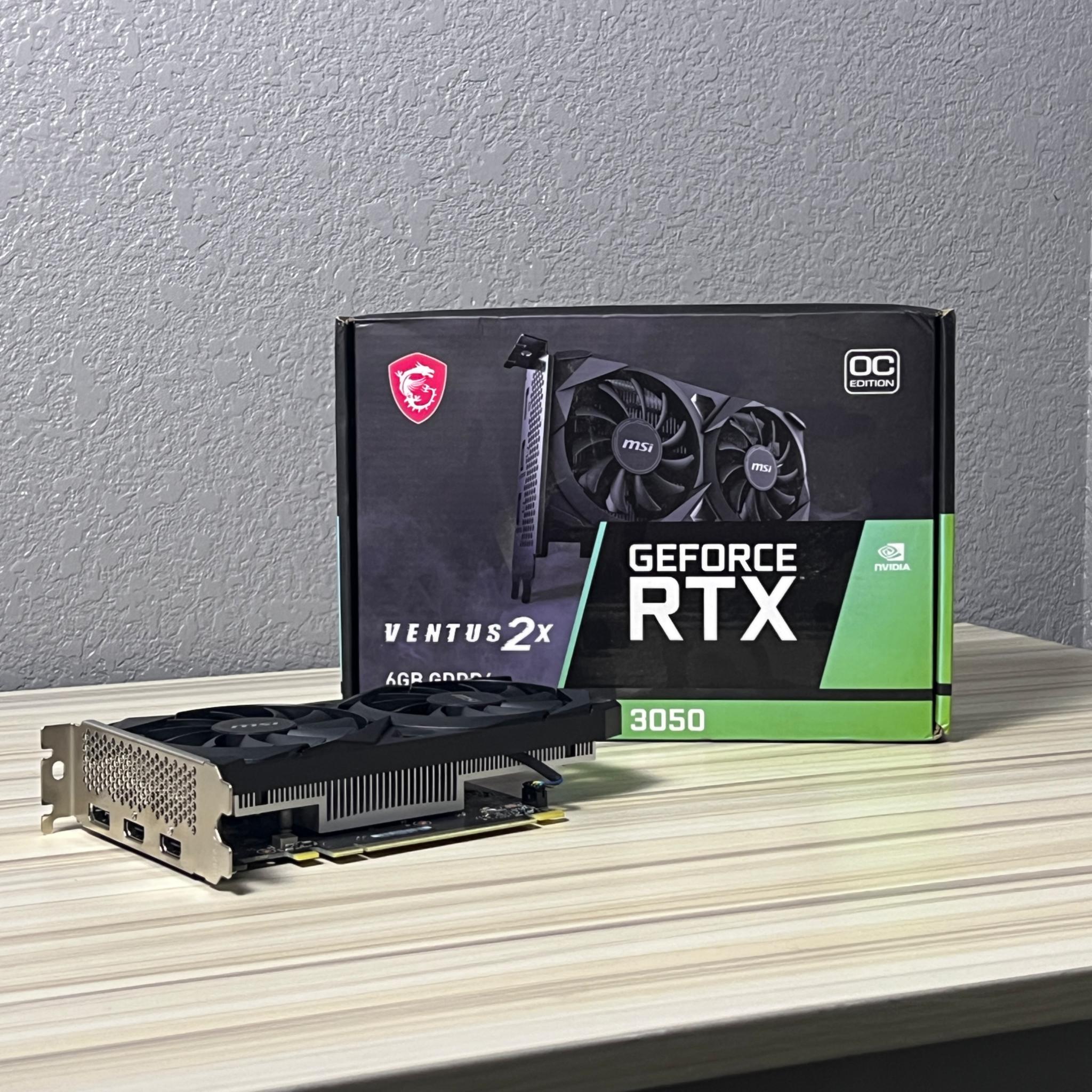 MSI RTX 3050 Ventus 2X 6gb OC