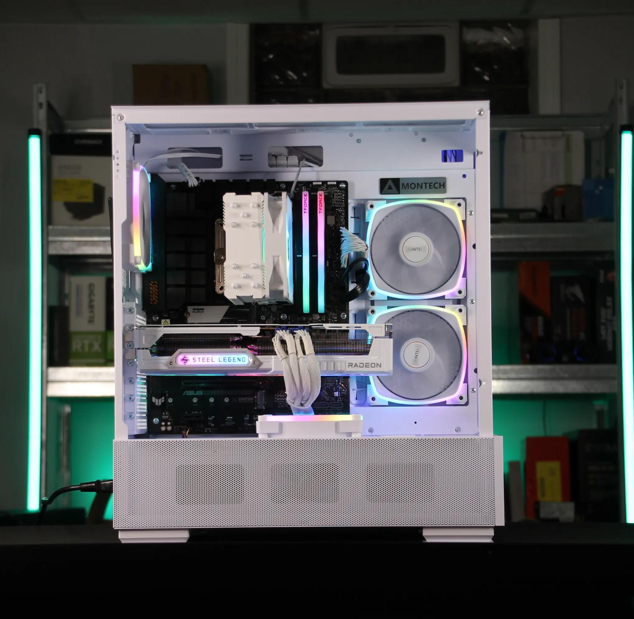 𝑪𝑹𝑬𝑺𝑻 // Ryzen 7 7700X, RX 9070 // Upper Mid-Range Gaming PC