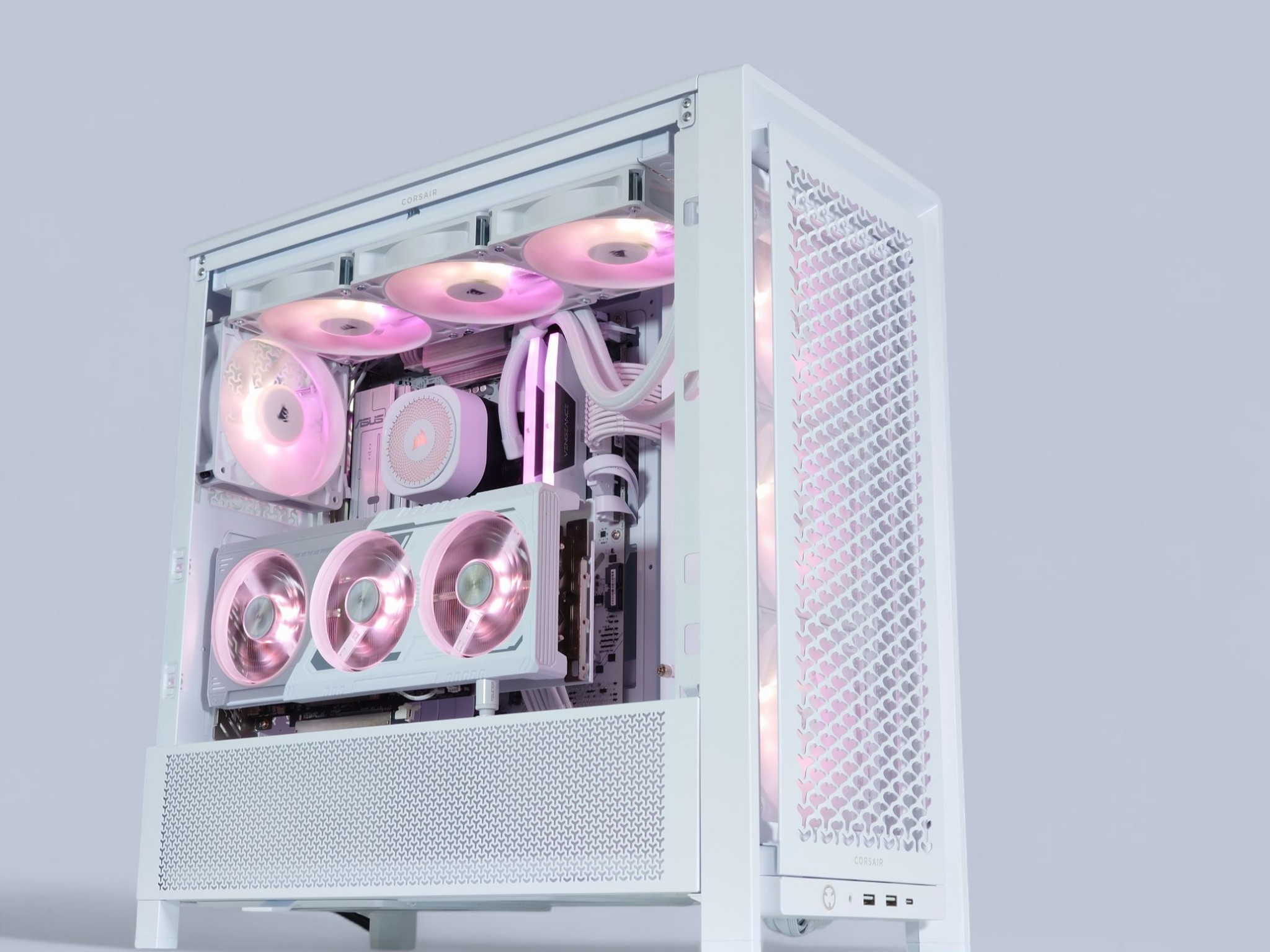 🤍🐻‍❄️All Corsair || All AMD Gaming PC!🥇AMD RX 9070 XT 16GB🥇AMD Ryzen 7 9800X3D 8 core🥇32GB DDR5