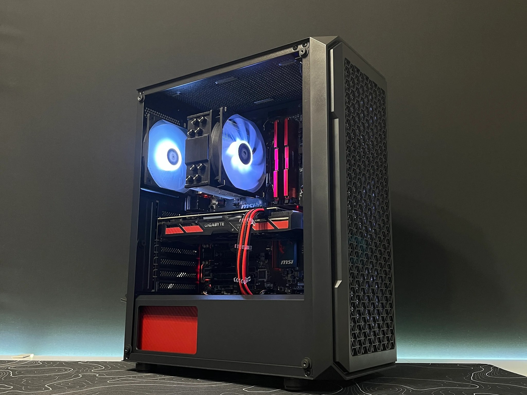 Black & Red Gaming PC | i5-7500 & GTX 1060 6GB