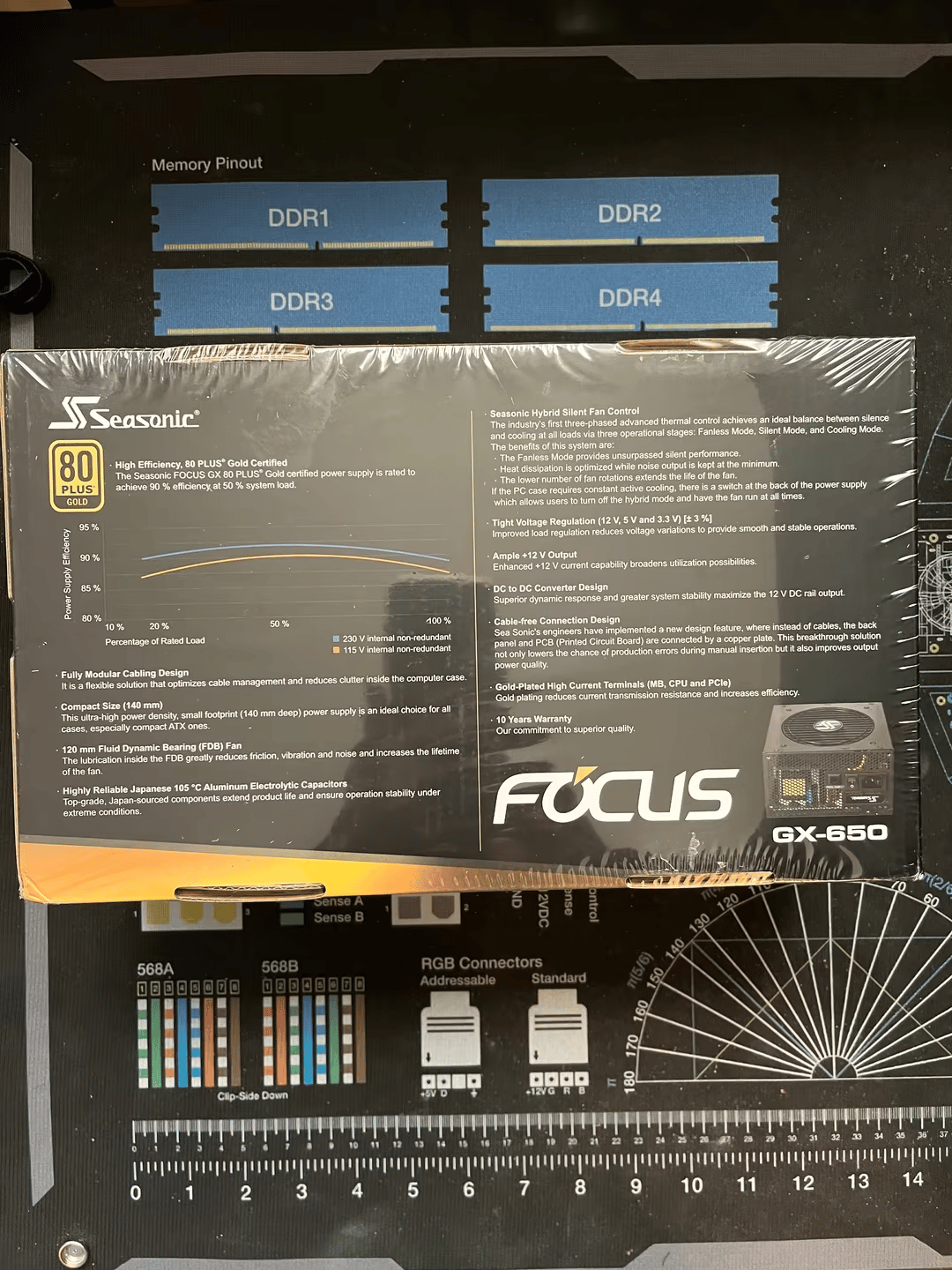 Seasonic GX-650 80+ Gold - NEW/Unused - Fully modular; 10 year warranty