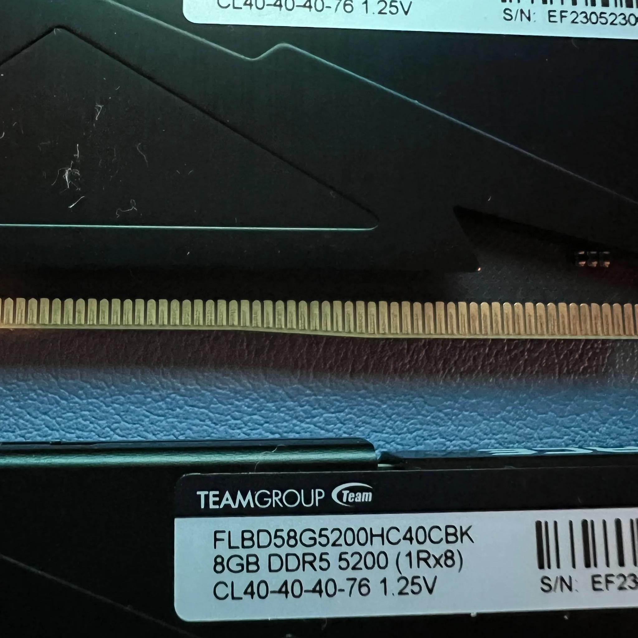 TEAMGROUP T-Force Vulcan DDR5 16GB (2x8GB) 5200MHz