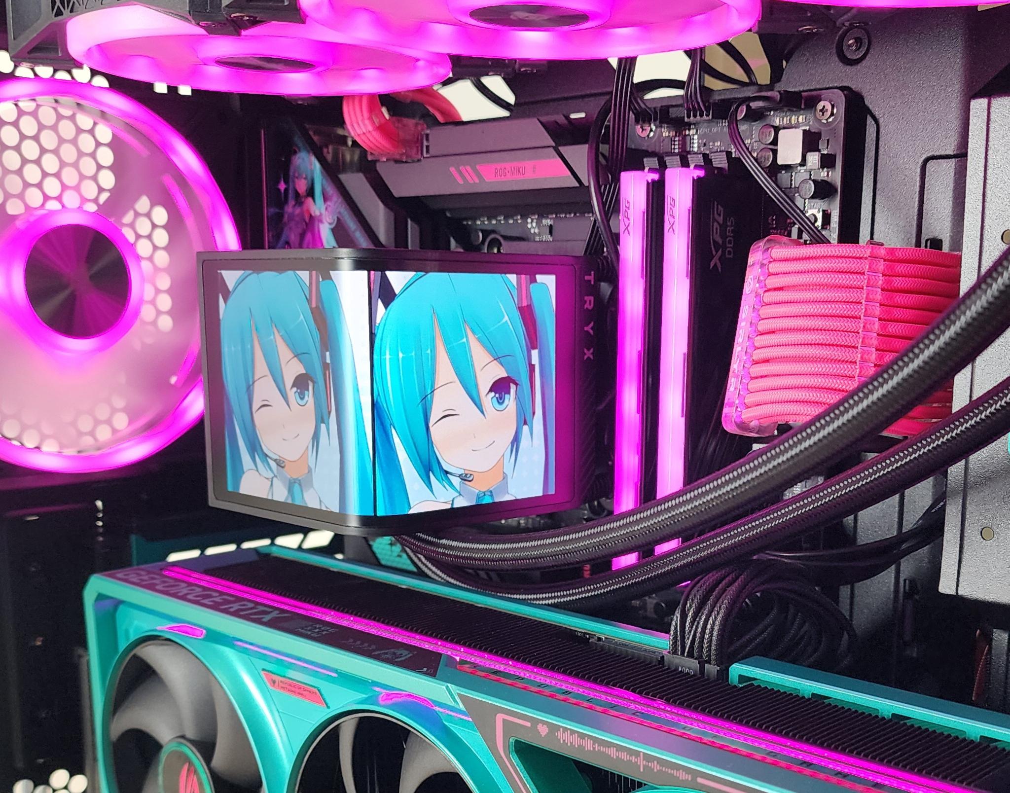 Gaming PC Ryzen 7 9800X3D 32GB 2TB SSD RTX 5080 16GB W11 Hatsune Miku Computer