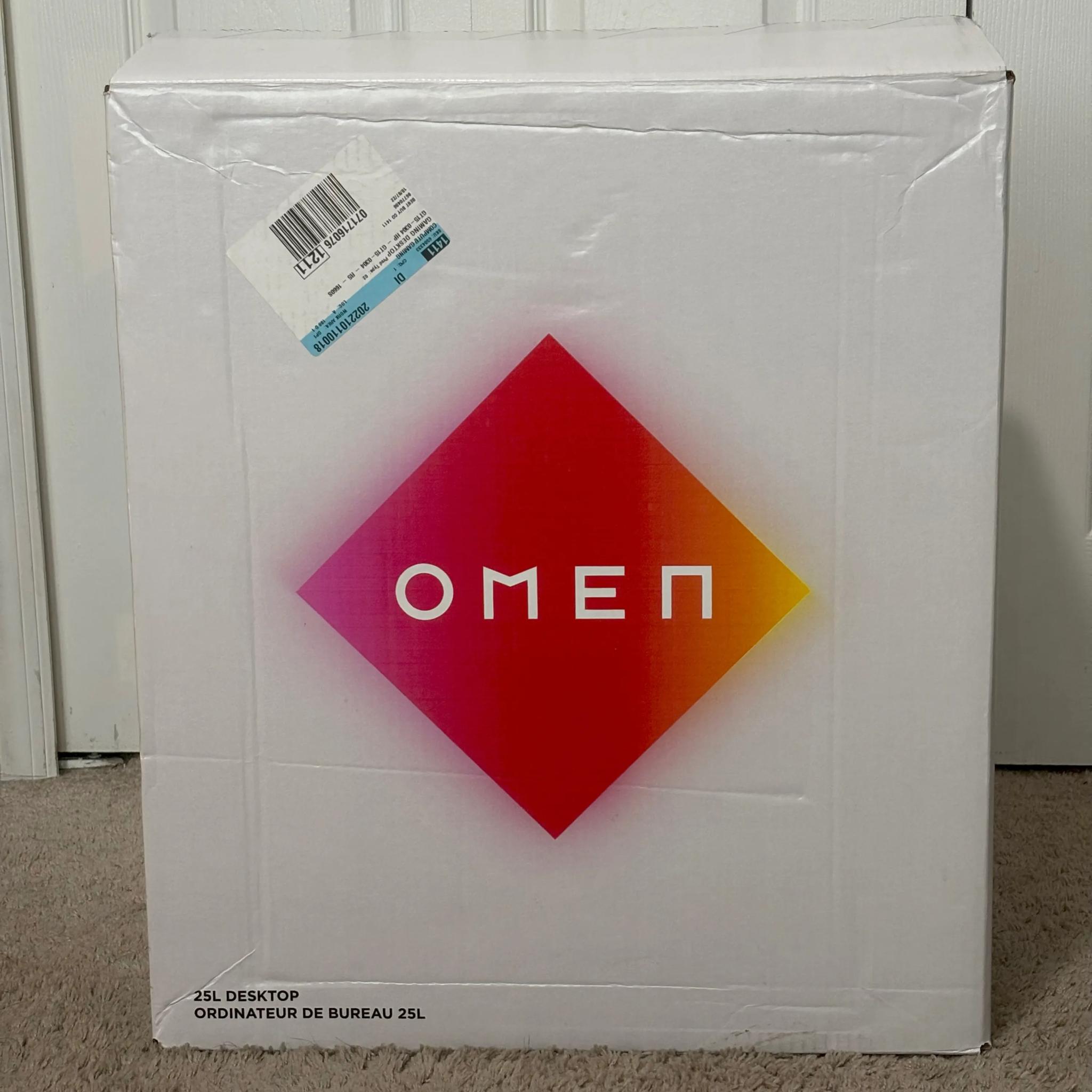 Used Pre-Built White HP Omen 25L AMD Ryzen 5 5600G NVIDIA GeForce GTX 1660 SUPER 8GB VRAM 24GB Ram