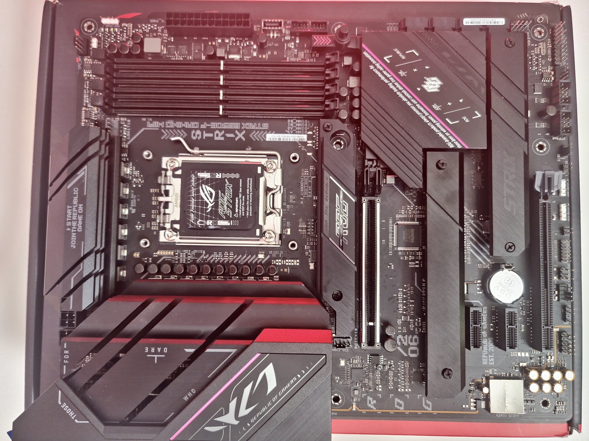 ASUS B650E-F ROG STRIX GAMING WIFI for 7000 8000 and 9000 series - BIOS UPDATED