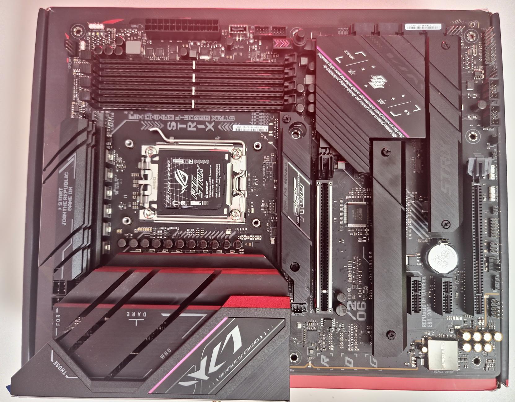 ASUS B650E-F ROG STRIX GAMING WIFI for 7000 8000 and 9000 series - BIOS UPDATED