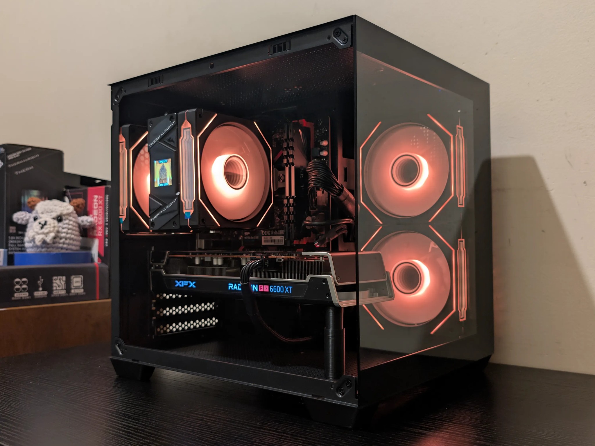 🐦‍⬛ Black RGB Gaming PC | RX 6600XT | Ryzen 5 3600 | 1TB SSD | 16GB RAM | WiFi & Bluetooth 🐦‍⬛
