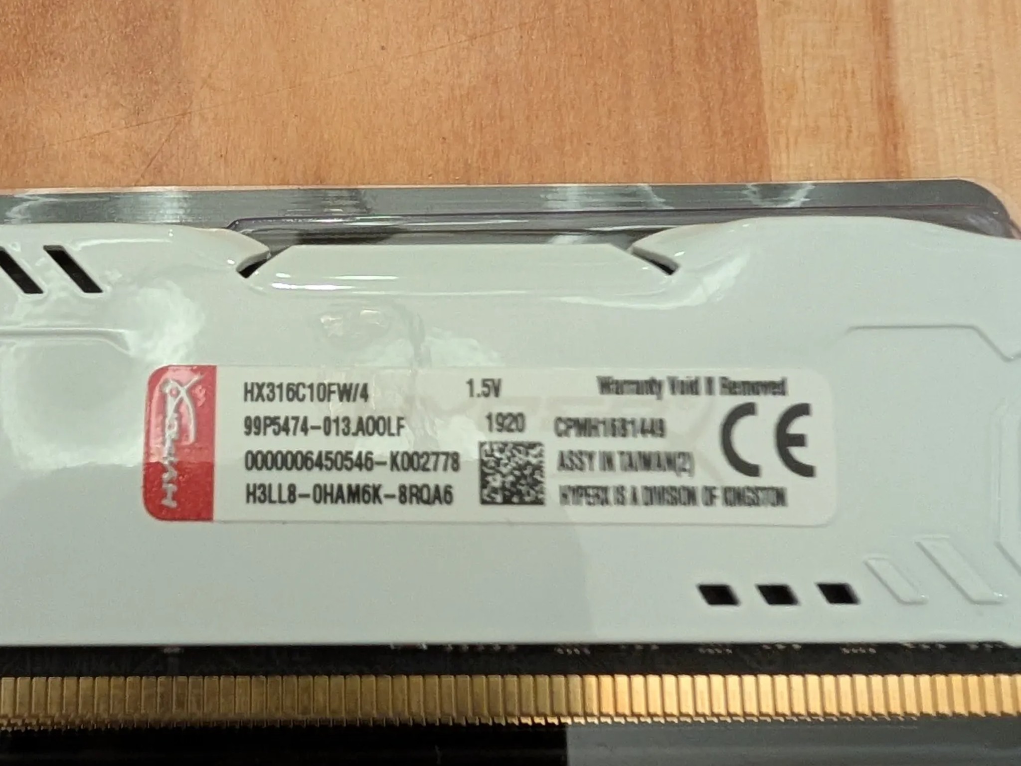 Kingston HyperX Fury 16GB DDR3-1600 CL10 240-pin DRAM/DIMM (4x4GB)