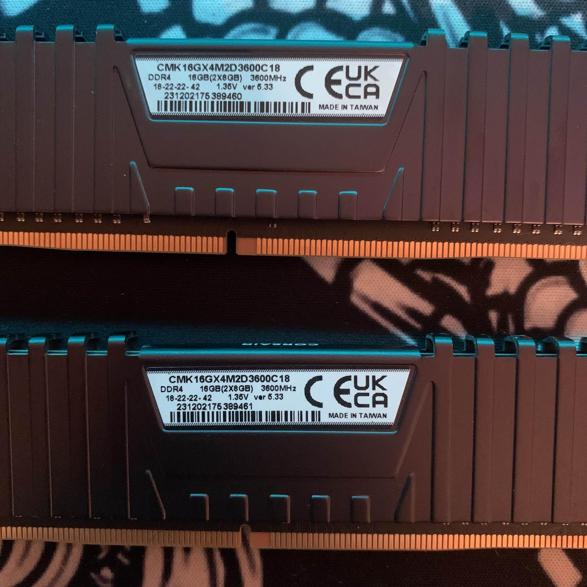 Corsair Vengeance LPX 16GB (2x8GB) DDR4‑3600 – New / Open Box