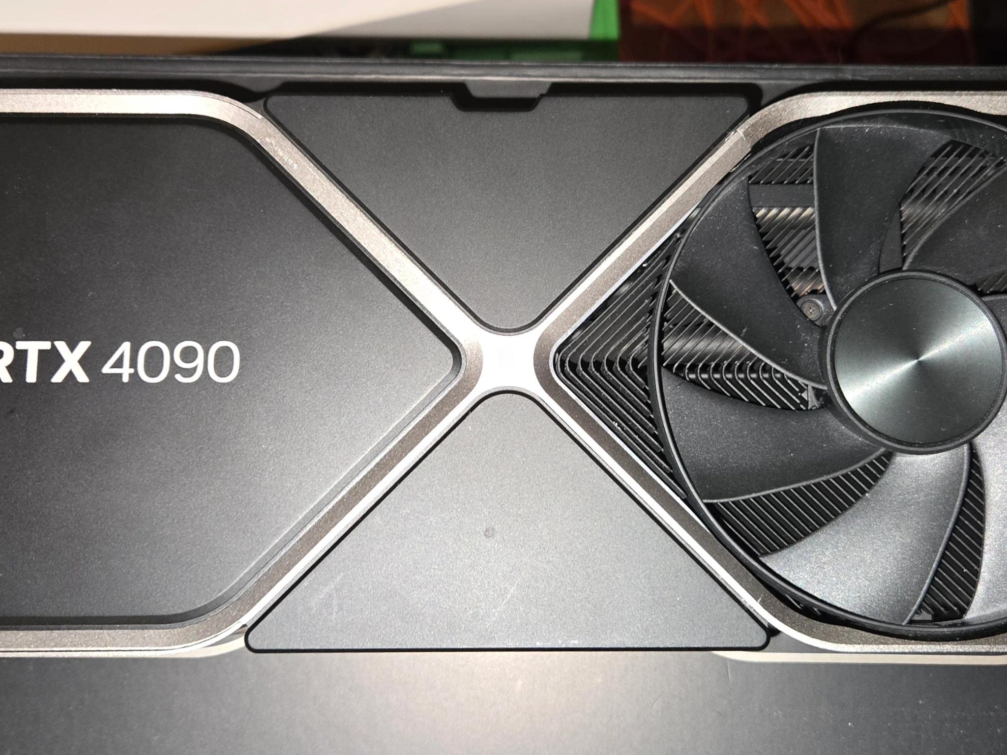 4090 Founders Heatsink Fans Shroud Only No GPU