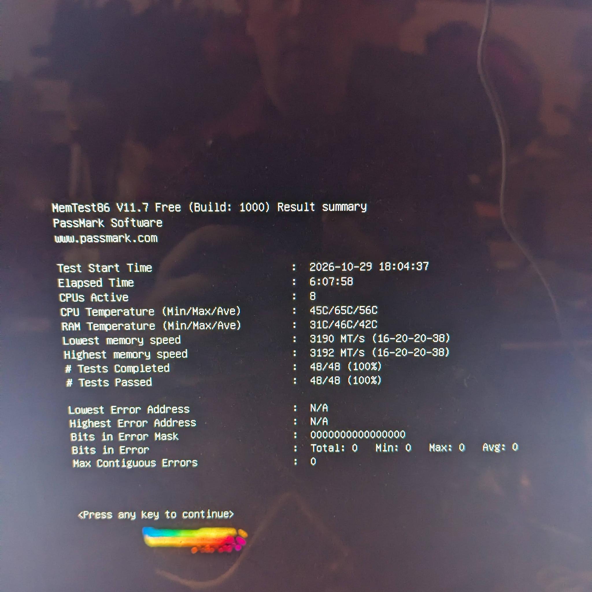 Sam Altman Special: 64GB DDR4 3200 CL16 Corsair Vengeance RGB Pro 64GB DDR4-3200 -Pass MemTest86!