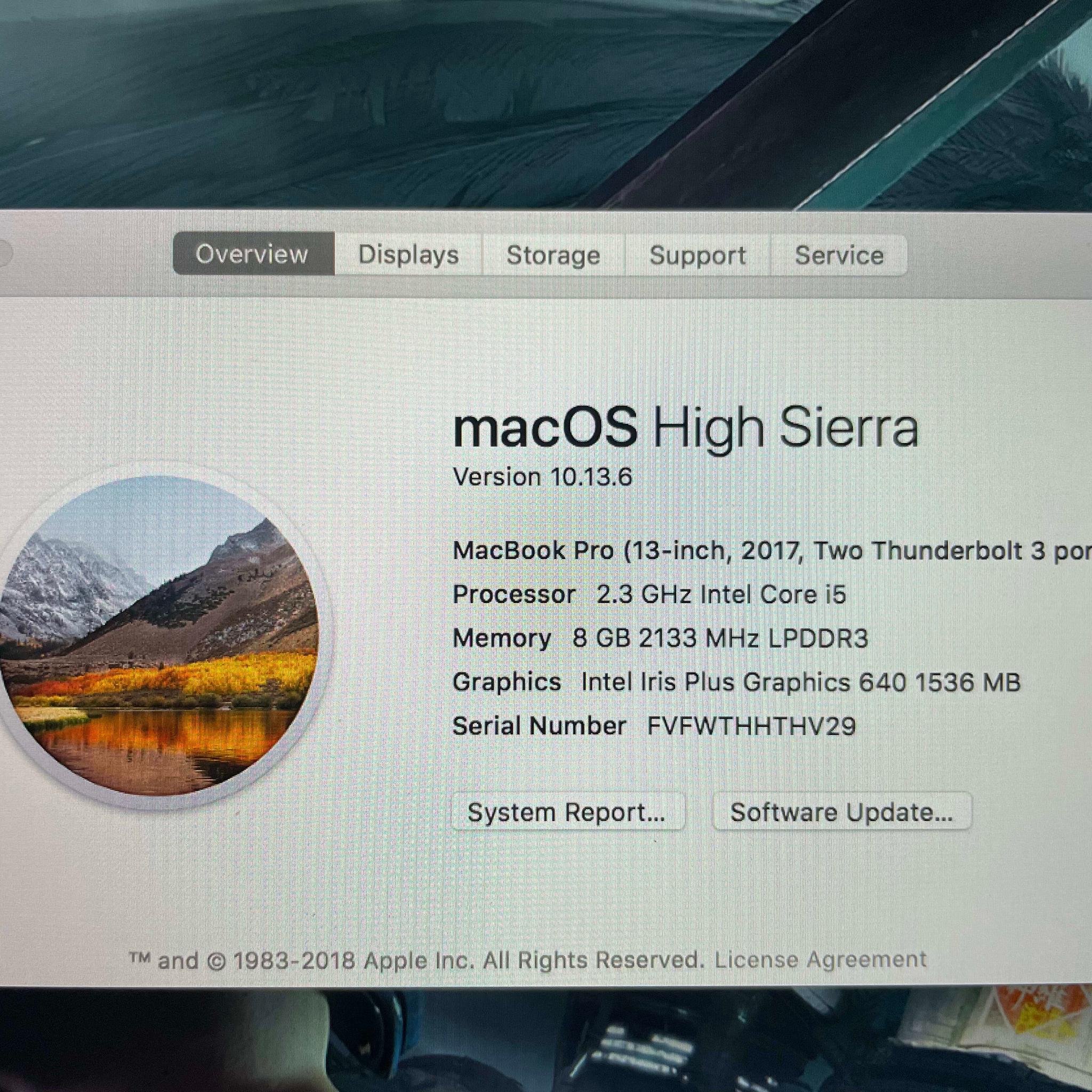 2017 MacBook Pro, barely used! Only 158 cycle counts.