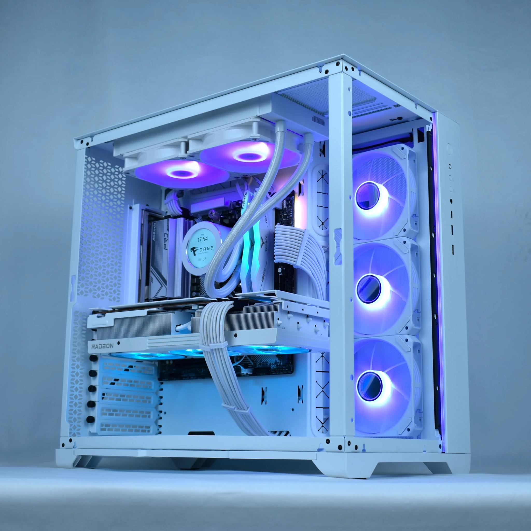 ❄️WHITE OUT❄️ 4K Ultra Gaming/Streaming PC | Ryzen 7 7700, AMD RX 7900XT, 2TB NVME, 32GB DDR5, WiFi